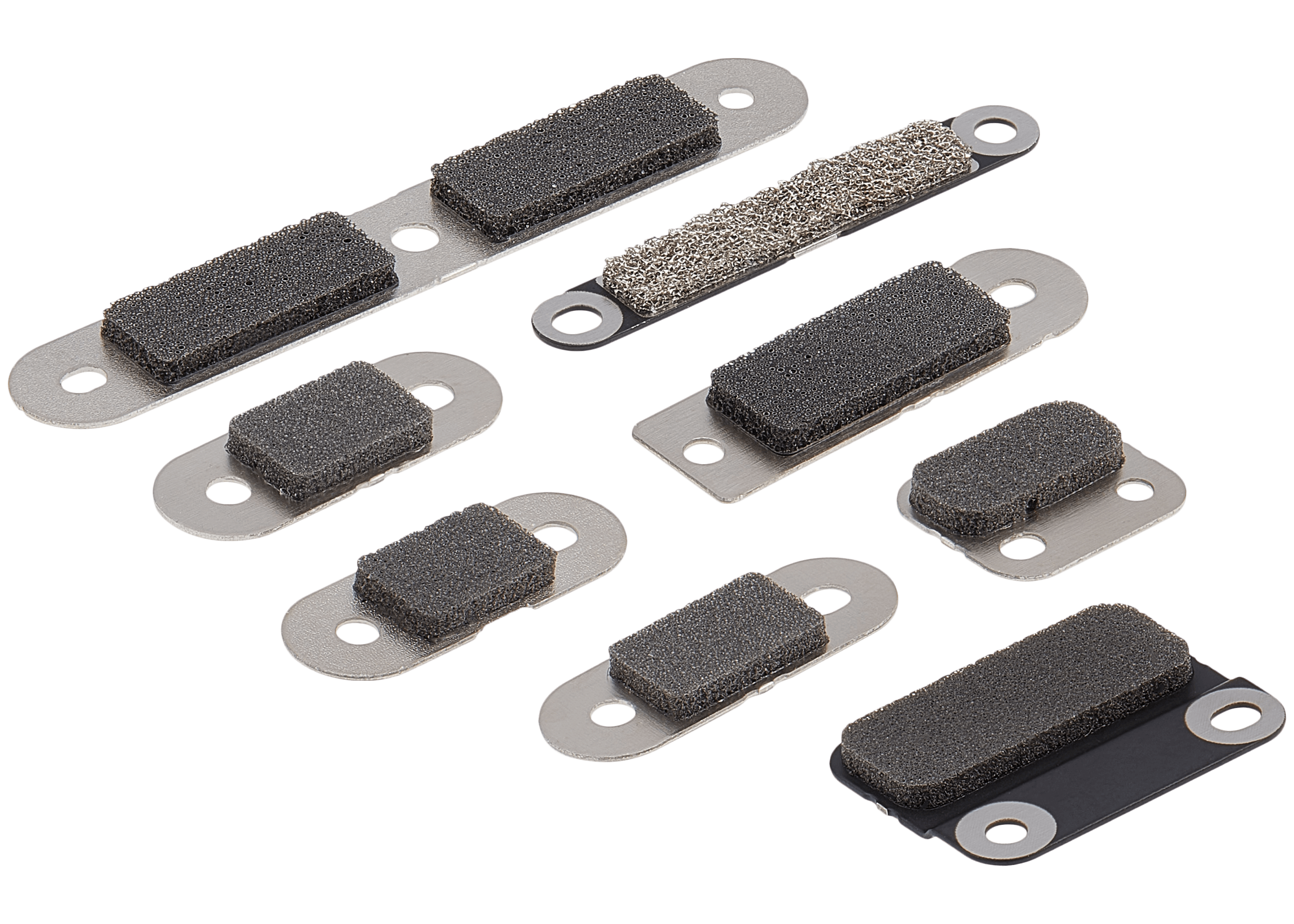 Complete set of small metal brackets and screws for MacBook Pro 14" (A2442 / Late 2021)