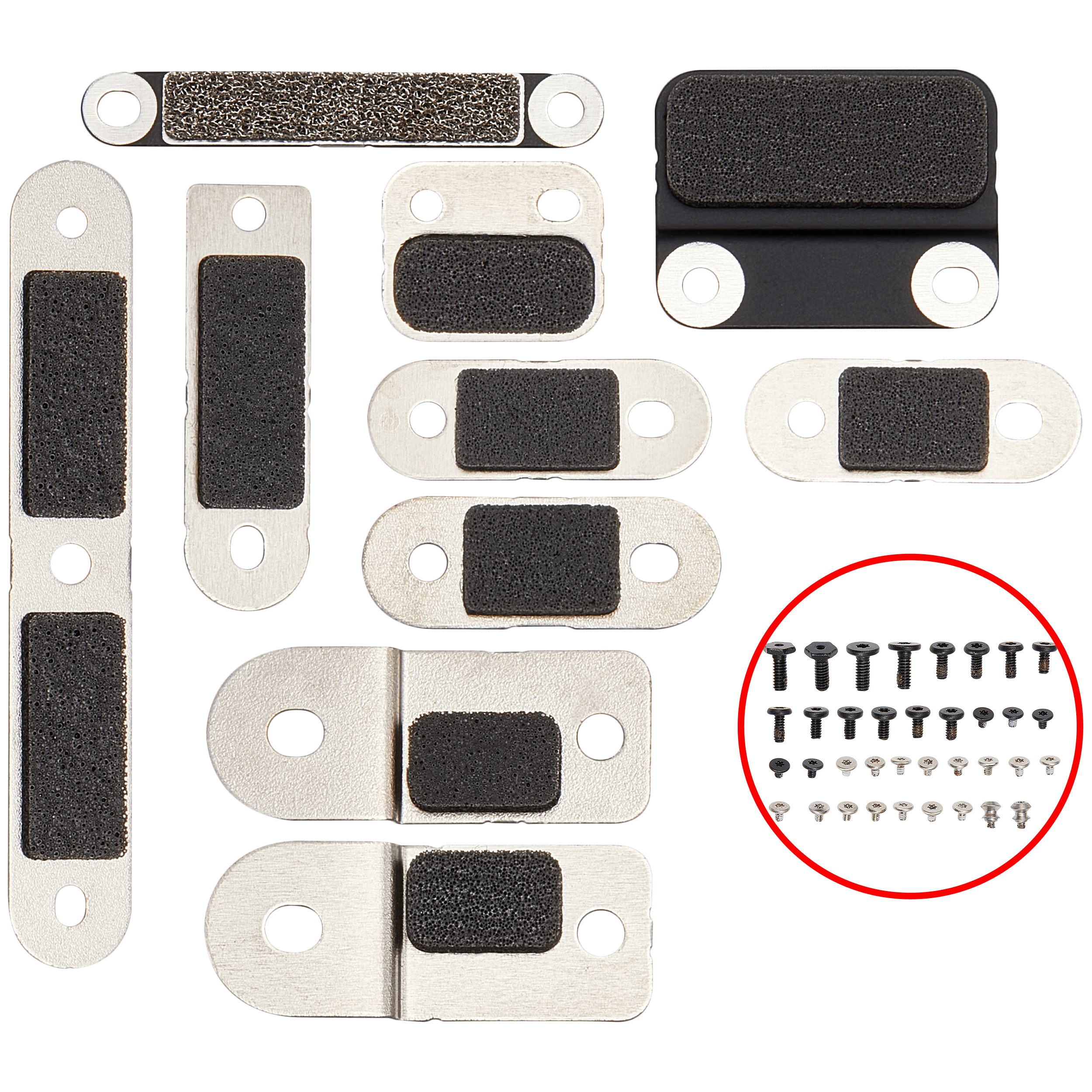 Halterungen + Schrauben Set für MacBook Pro 16" A2485