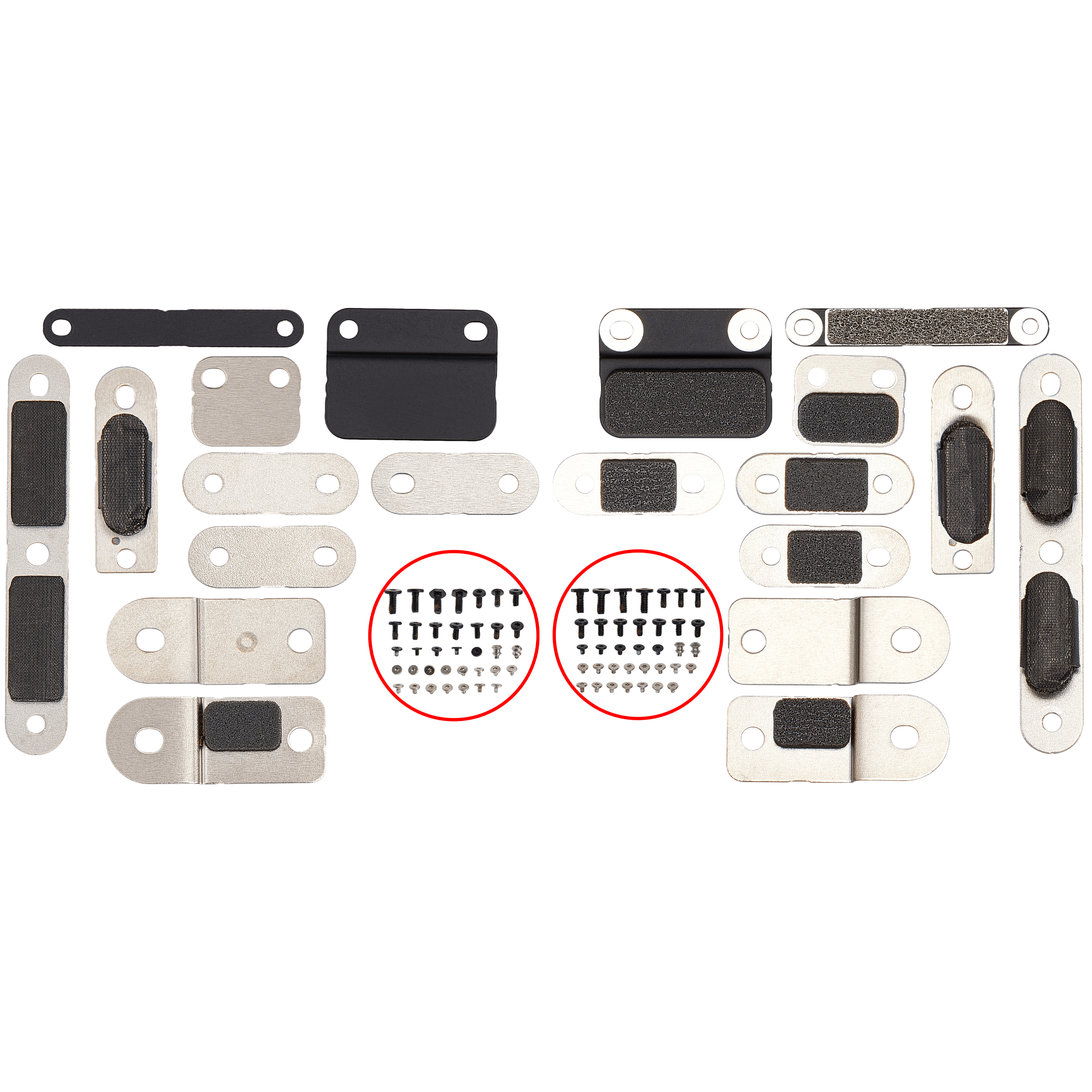Komplettset Metallhalterungen & Schrauben für MacBook Pro 16 A2780