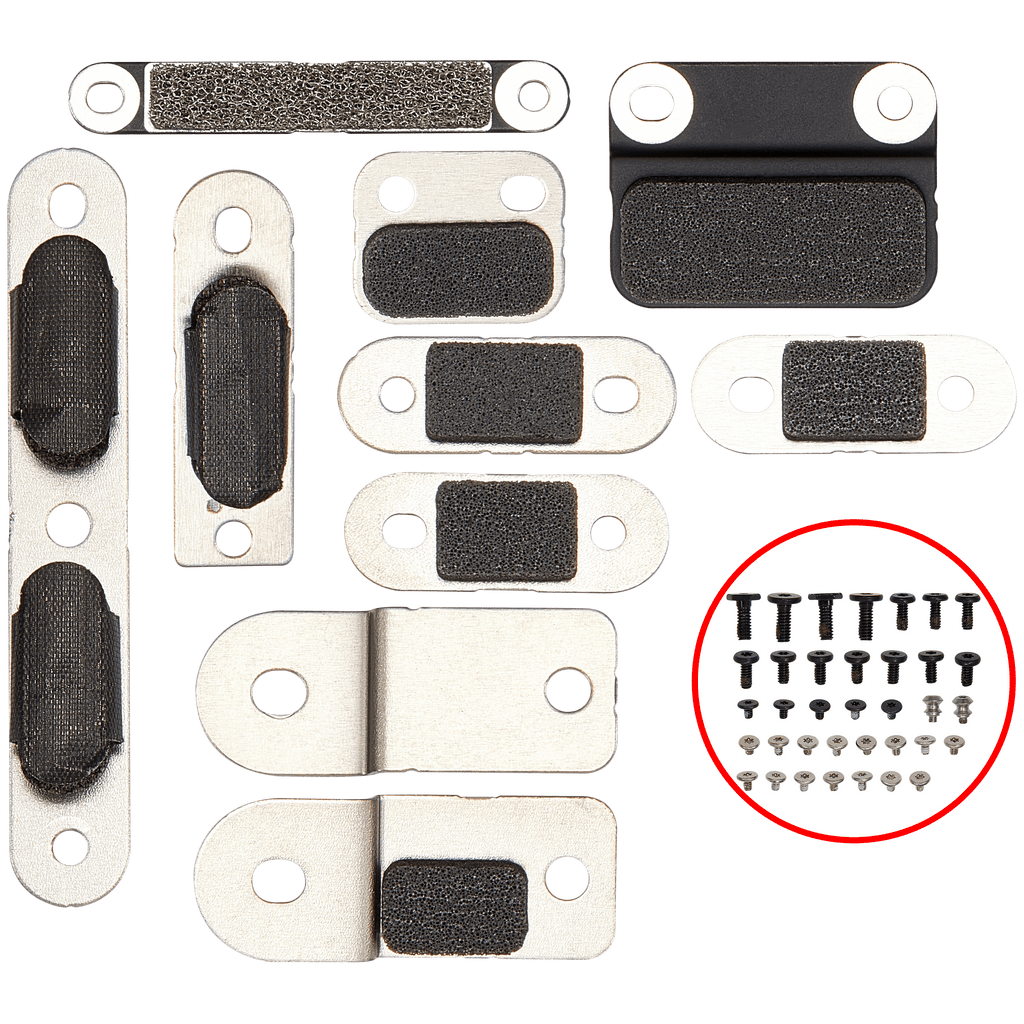 Komplettset Metallhalterungen & Schrauben für MacBook Pro 16 A2780