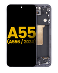 OLED Module with Frame for Samsung Galaxy A55 (A556 / 2024) (Refurbished) (Navy)