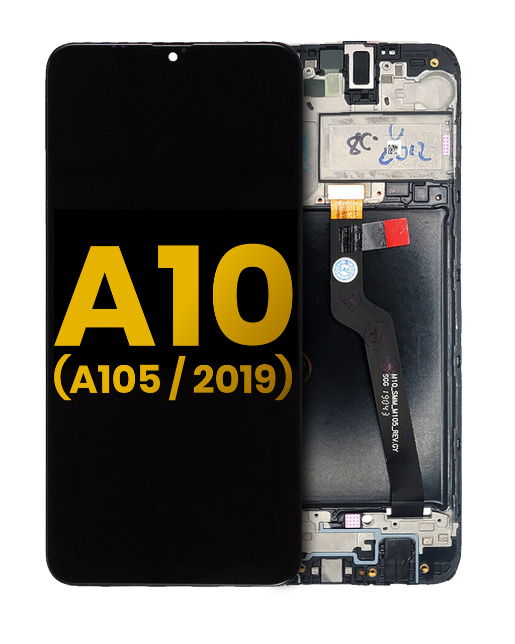 LCD-Rahmen für Samsung Galaxy A10 (A105 / 2019) (Einzelkarten-Version)