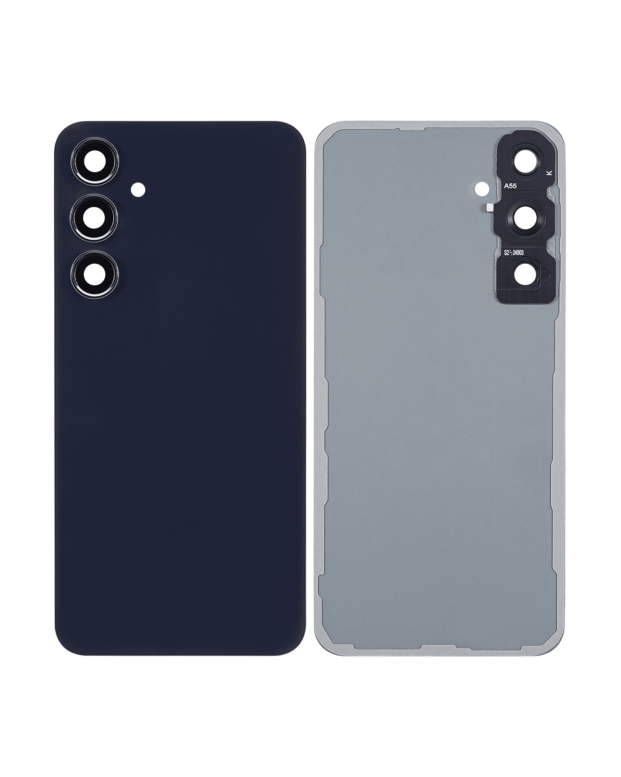 Back Cover with Camera Lens for Samsung Galaxy A55 5G (A556 / 2024) (No Logo) (Aftermarket Plus) (Navy)