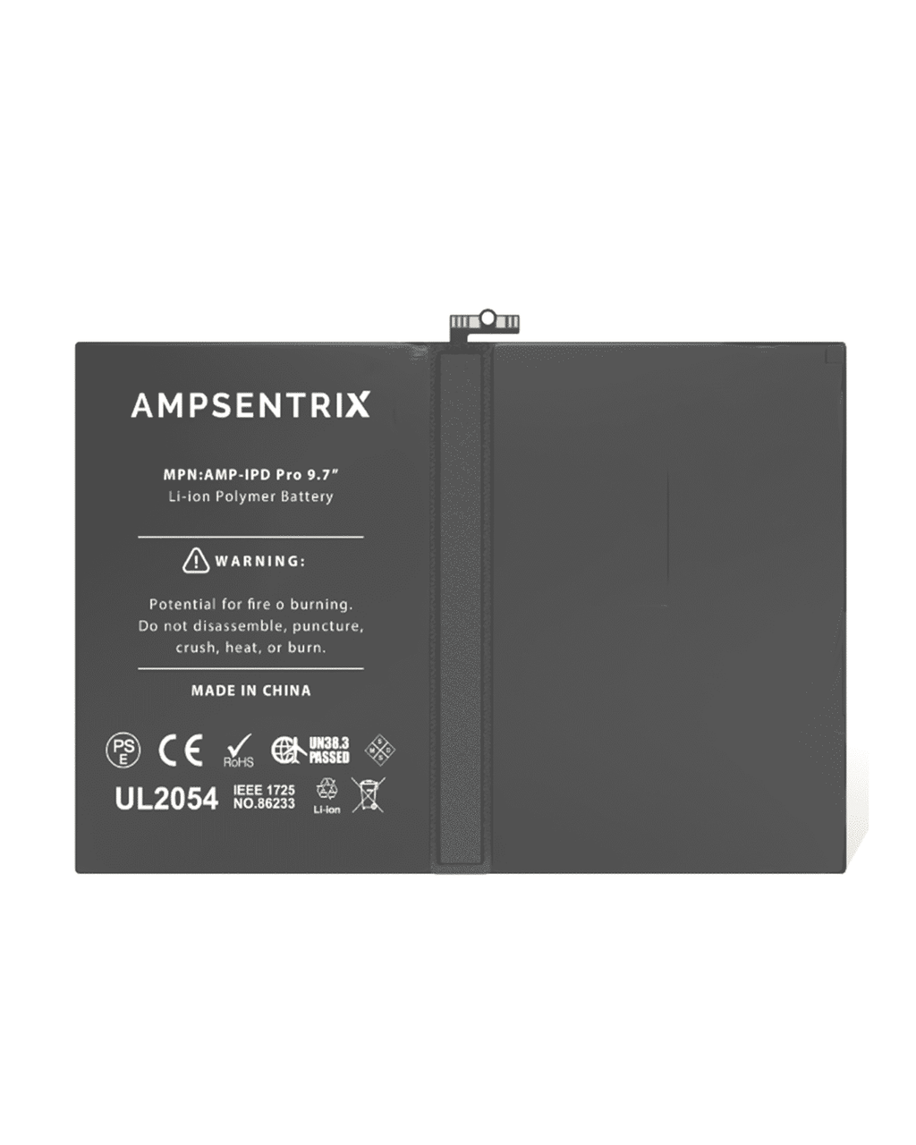Replacement battery for iPad Pro 9.7" (AmpSentrix Pro)