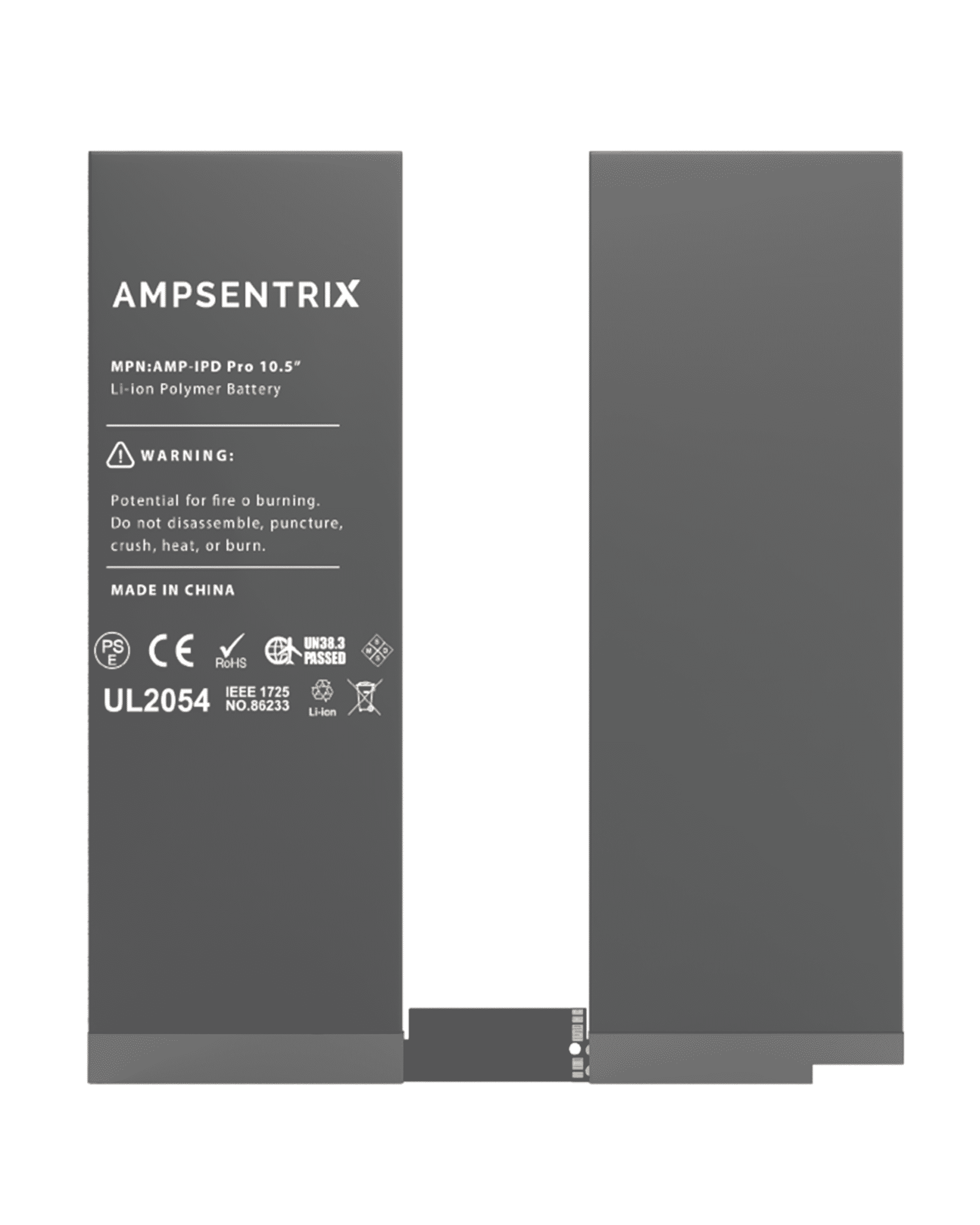 Replacement Battery for iPad Pro 10.5" (AmpSentrix Pro)