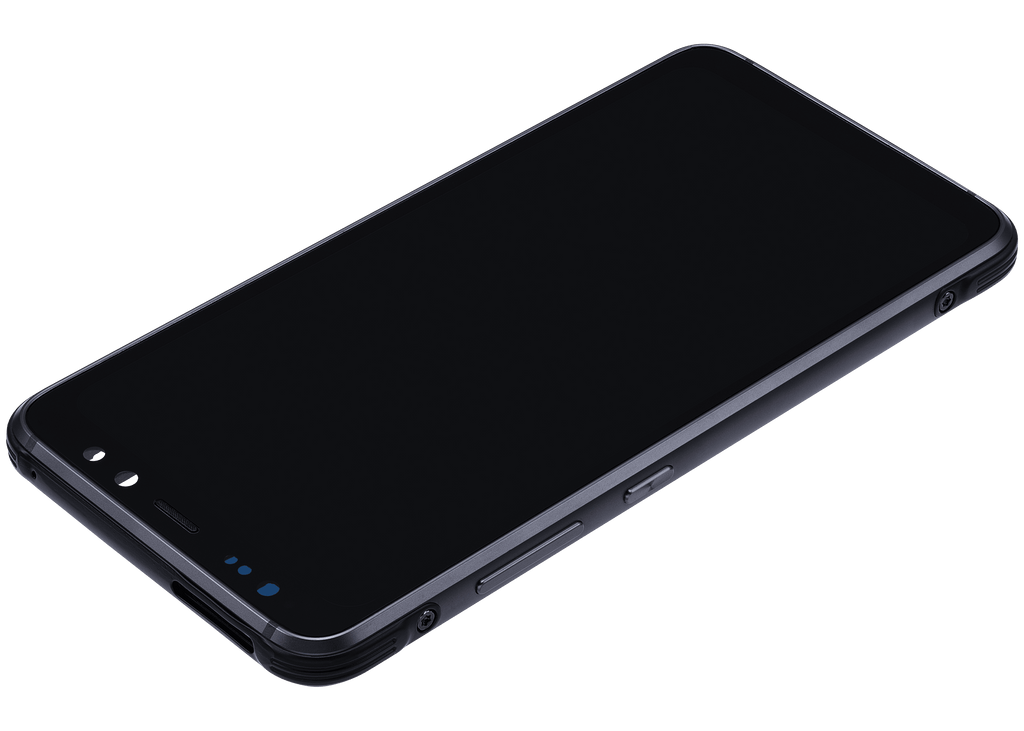 OLED-Display mit Rahmen für Samsung Galaxy S8 Active (Refurbished) (Meteor Gray)