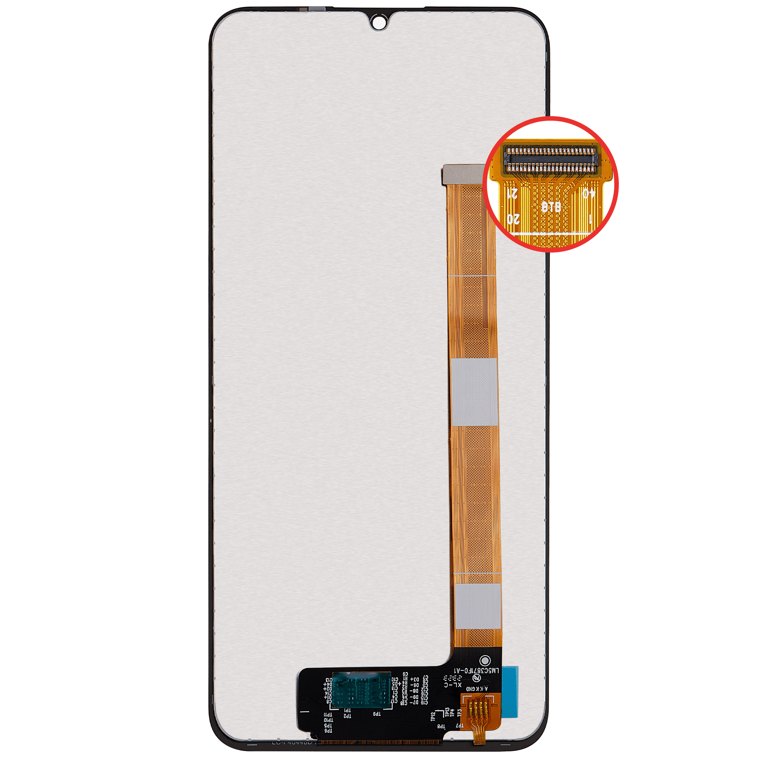 LCD-Display ohne Rahmen für TCL 40T (Refurbished) (Alle Farben)