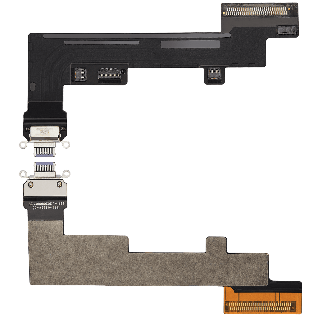 Ladebuchse-Flexkabel für iPad Air 5 (Cellular) (gebrauchter OEM-Ausbau, Qualität A) (Lila)
