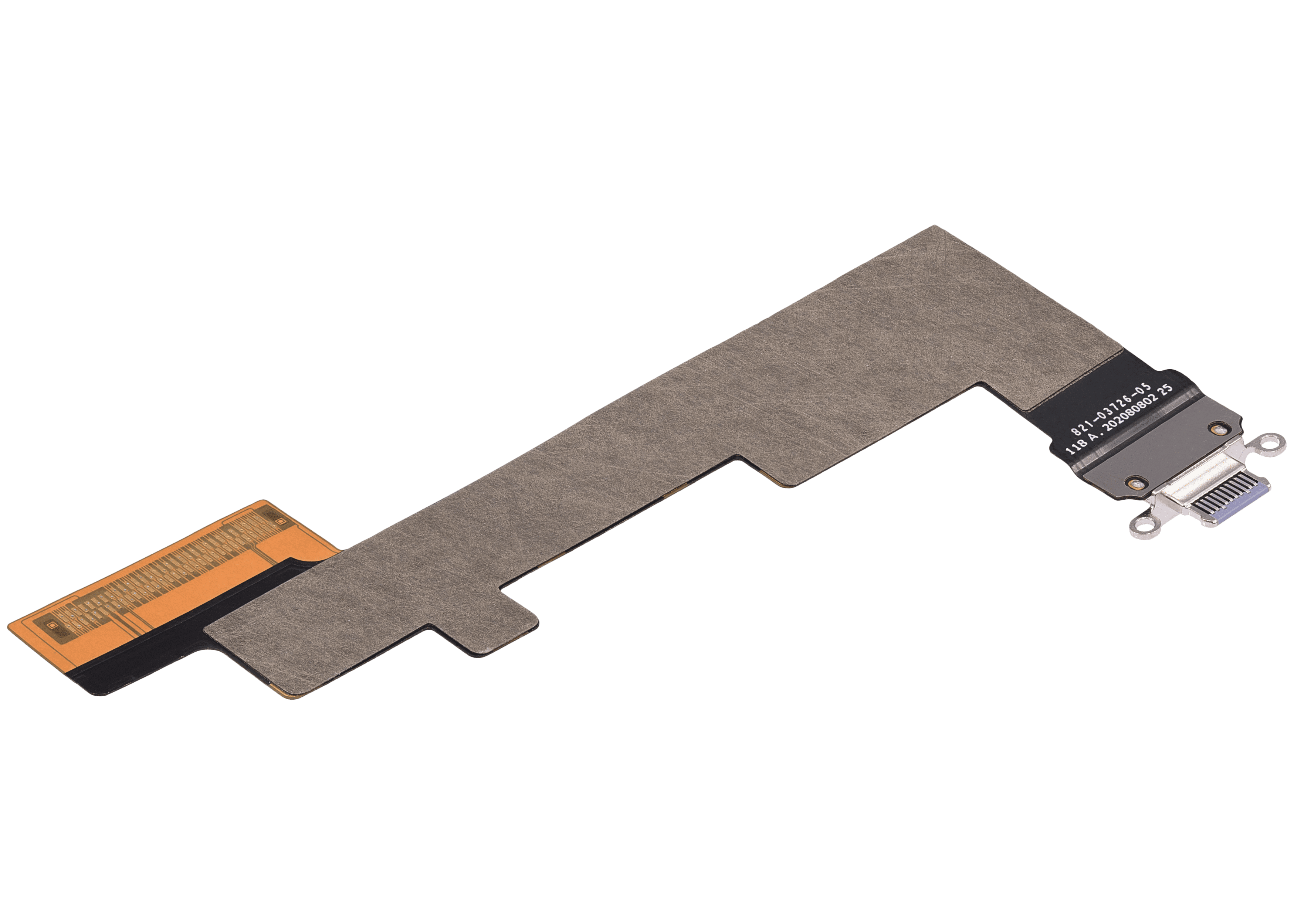 Ladebuchse-Flexkabel für iPad Air 5 (Cellular) (gebrauchter OEM-Ausbau, Qualität A) (Lila)