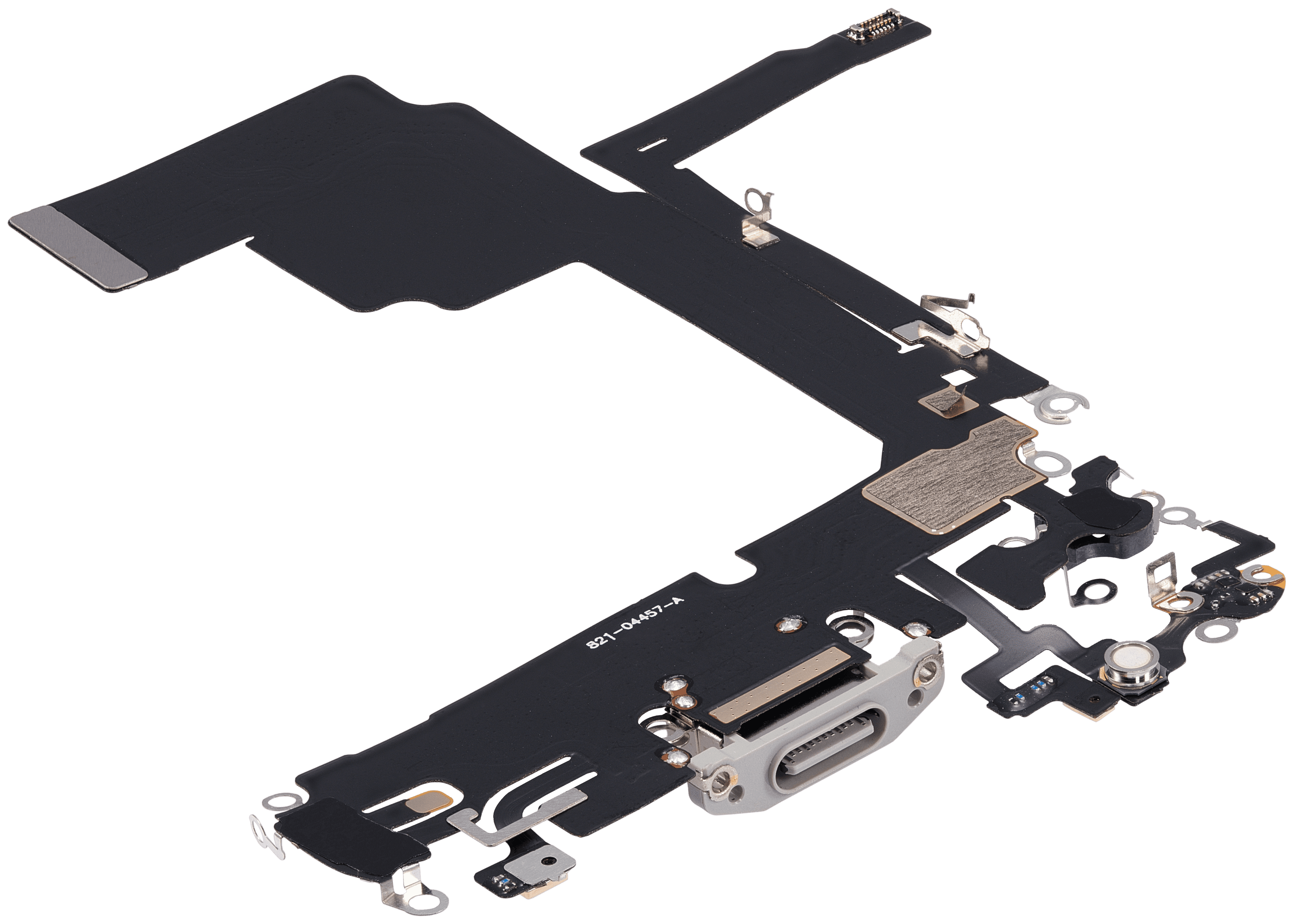 Ladebuchse Flexkabel für iPhone 15 Pro (Aftermarket Plus) (Weiß Titanium)