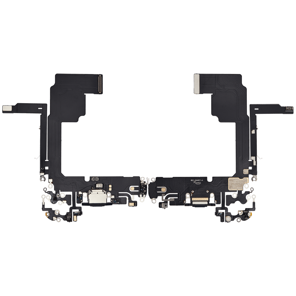 Ladebuchse-Flexkabel für iPhone 15 Pro (Aftermarket Plus) (Blau Titanium)