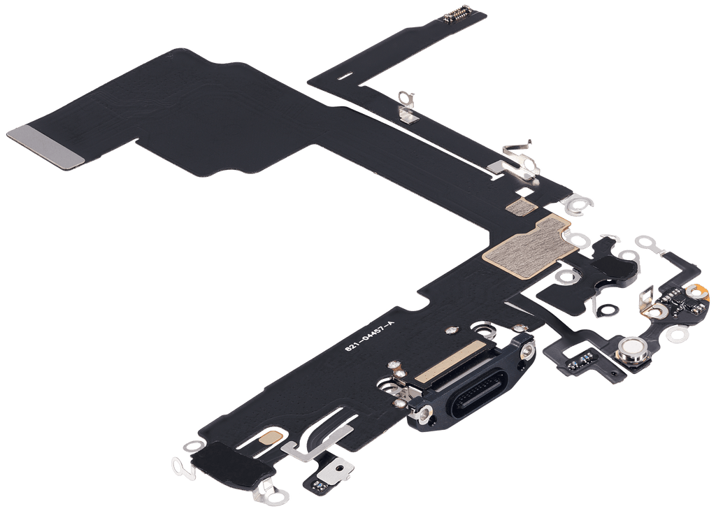 Ladebuchse-Flexkabel für iPhone 15 Pro (Aftermarket Plus) (Blau Titanium)