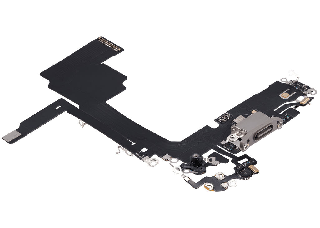 Ladebuchse-Flexkabel für iPhone 15 Pro (Aftermarket Plus) (Natural Titanium)