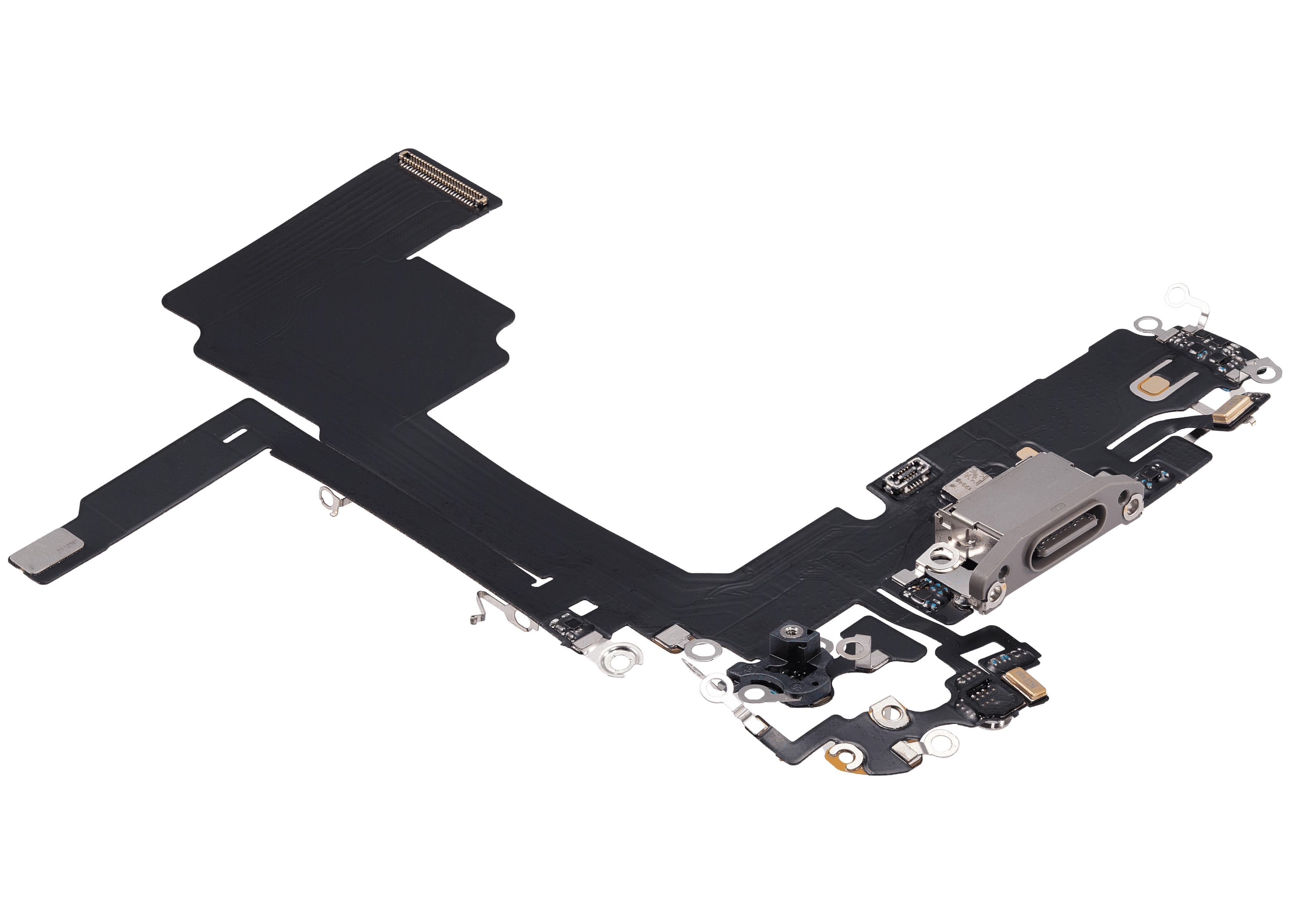 Ladebuchse-Flexkabel für iPhone 15 Pro (Aftermarket Plus) (Natural Titanium)