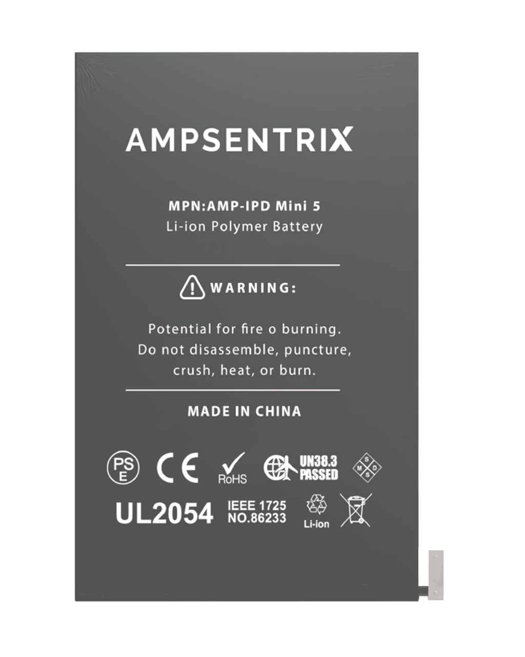 Replacement battery for iPad Mini 5 (AmpSentrix Pro)