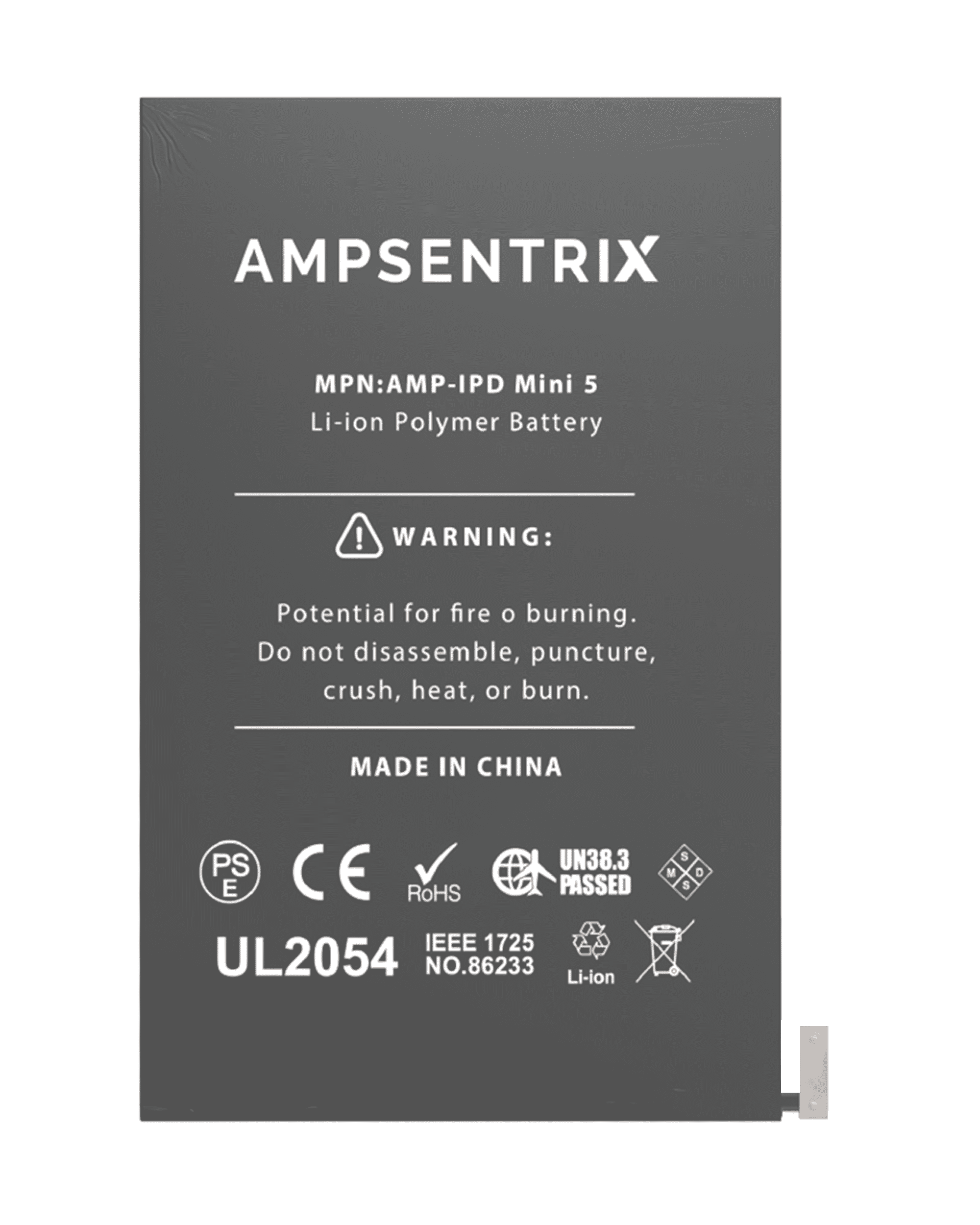 Replacement battery for iPad Mini 5 (AmpSentrix Pro)