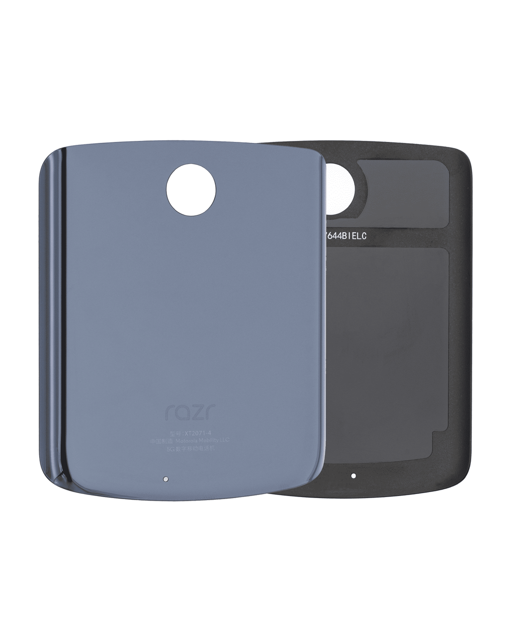 Glass Back Cover for Motorola Razr 5G (XT2071 / 2020) (Original OEM) (Polished Graphite)