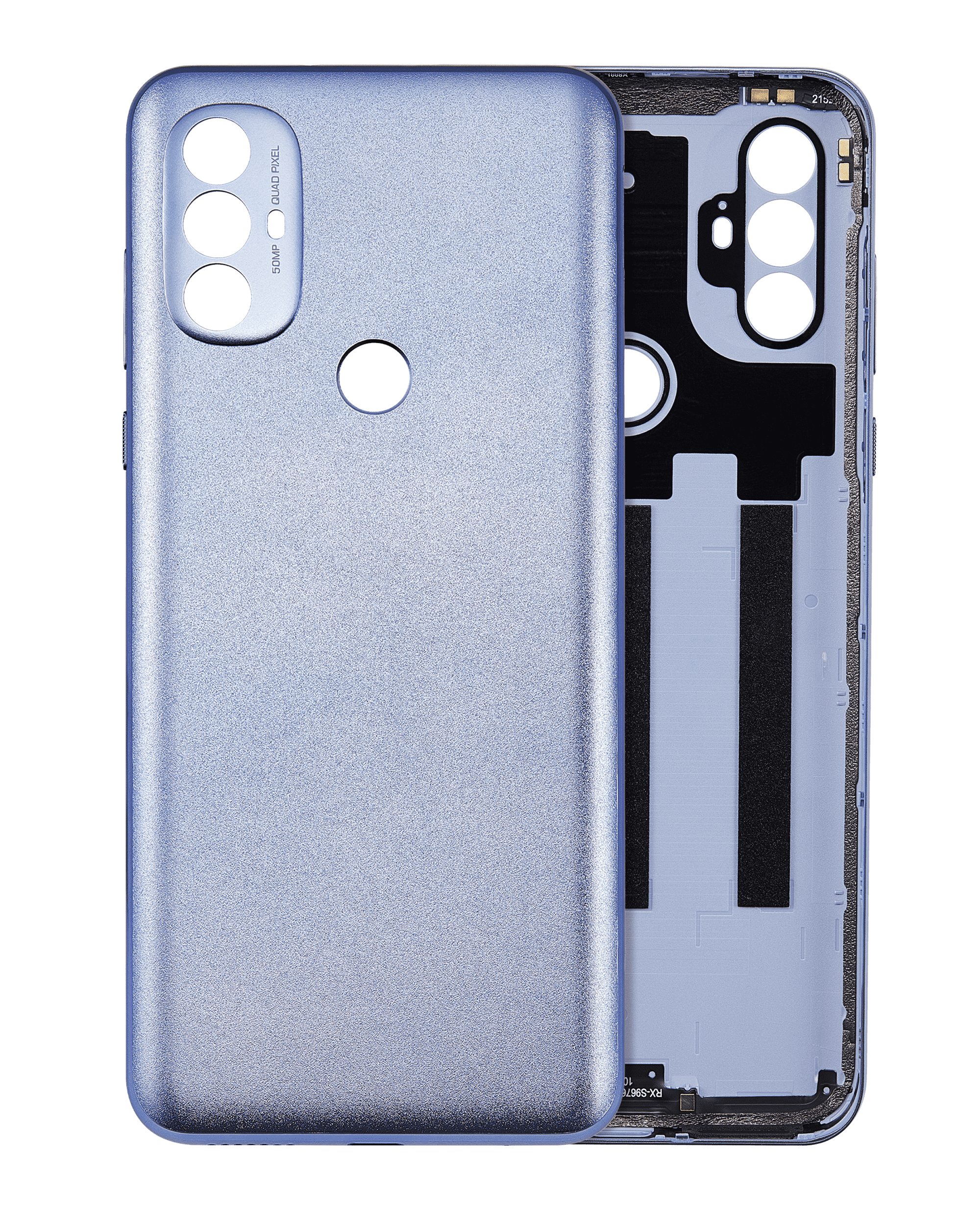 Back Cover for Motorola Moto G Power (XT2165/2022) (Aftermarket Plus) (Opal Silver)