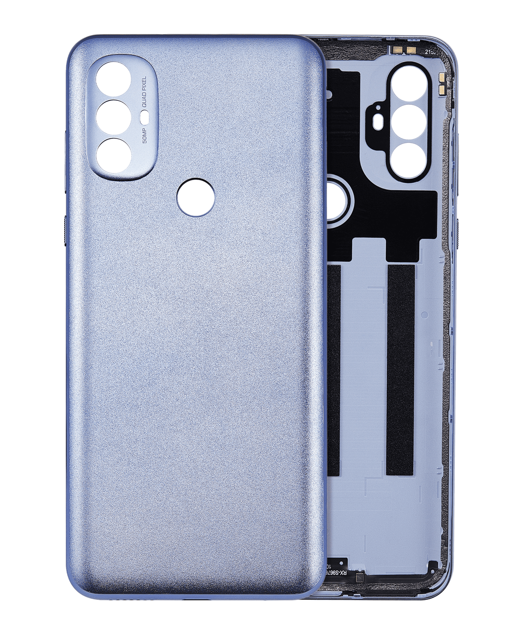 Back Cover for Motorola Moto G Power (XT2165/2022) (Aftermarket Plus) (Opal Silver)