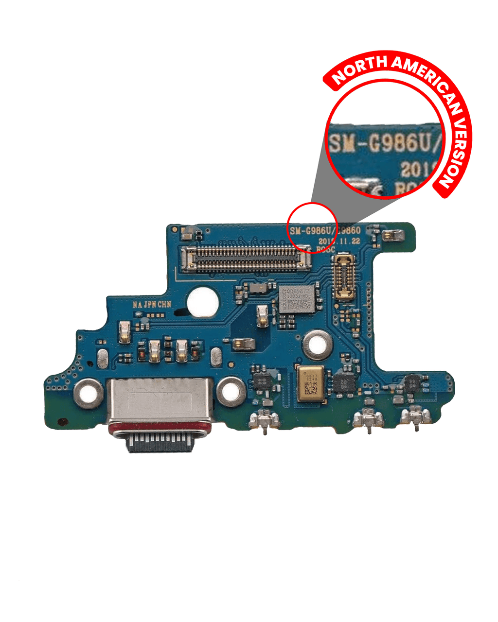 Ladebuchse mit Platine für Samsung Galaxy S20 Plus Service Pack