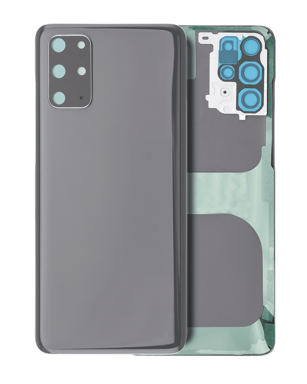 Back cover with camera lens for Samsung Galaxy S20 Plus 5G (without logo) (Aftermarket Plus) (Cosmic Gray)
