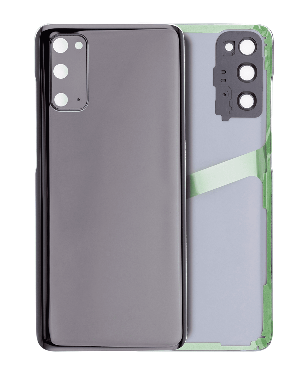 Back cover with camera lens for Samsung Galaxy S20 5G (no logo) (Aftermarket Plus) (Cosmic Black)