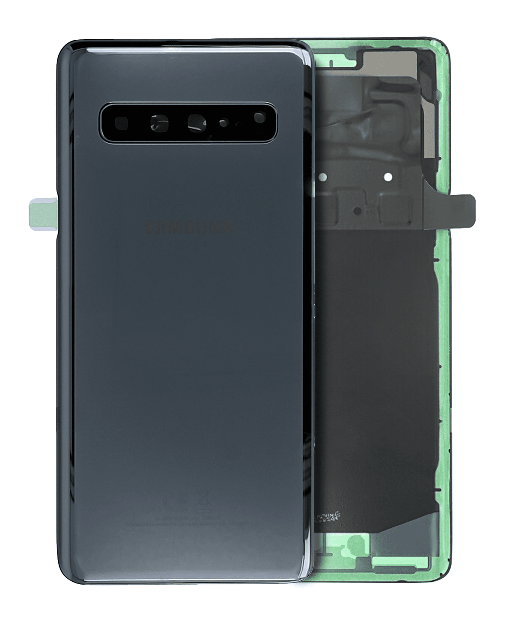 Back Cover with Camera Lens for Samsung Galaxy S10 5G (Service Pack) (Prism Black)