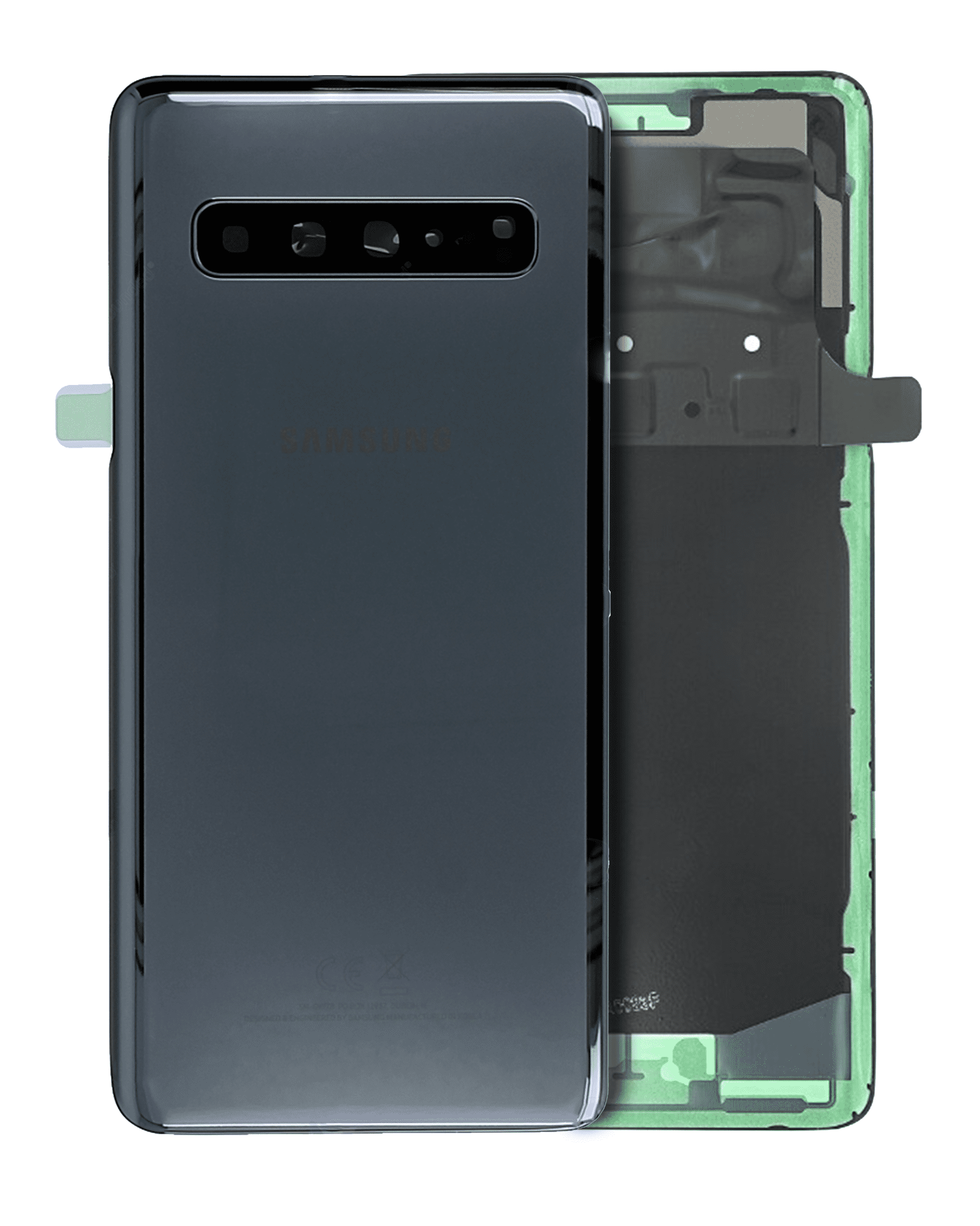 Back Cover with Camera Lens for Samsung Galaxy S10 5G (Service Pack) (Prism Black)