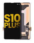 OLED-Display-Bausatz ohne Rahmen für Galaxy S10 Plus (Refurbished) alle Farben