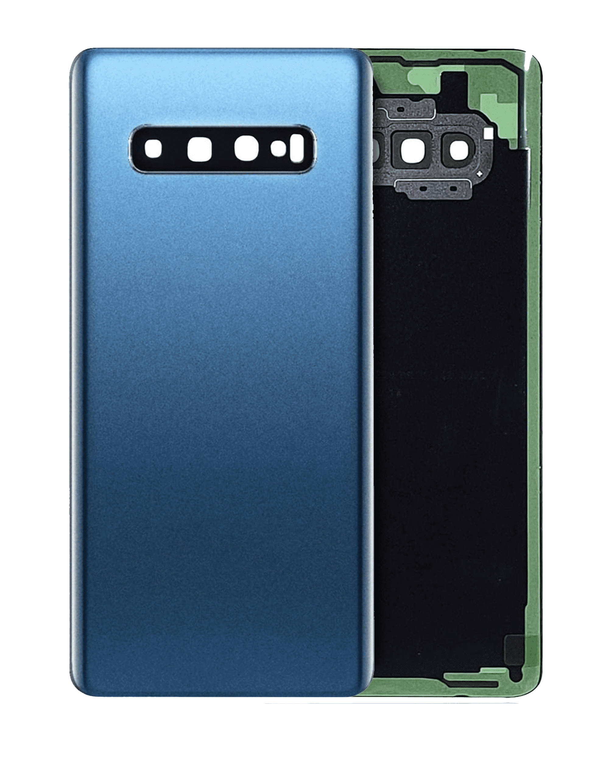 Back Cover with Camera Lens for Samsung Galaxy S10 Plus (without Logo) (Aftermarket Plus) (Prism Blue)