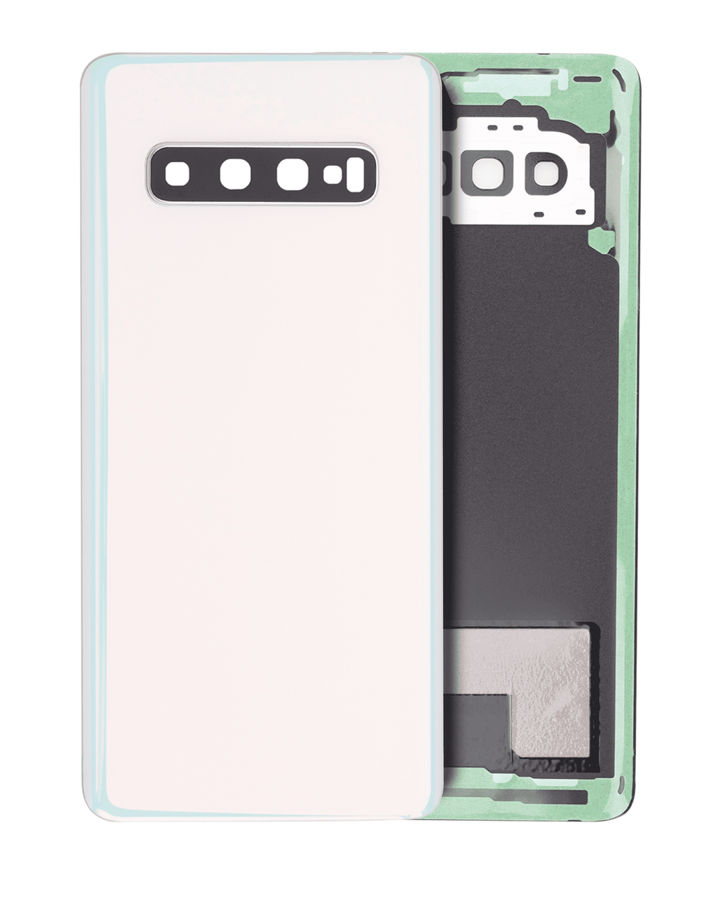 Samsung Galaxy S10 Backcover mit Kameralinse Prism White Aftermarket Plus ohne L