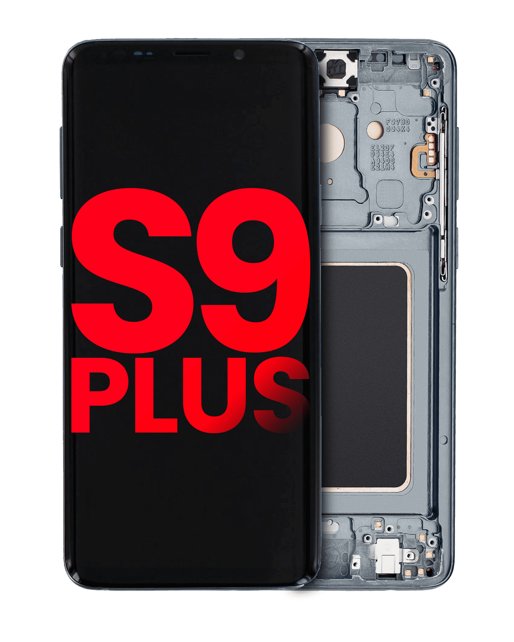 OLED-Display m. Rahmen f. Samsung Galaxy S9 Plus Premium (Titanium Grau)