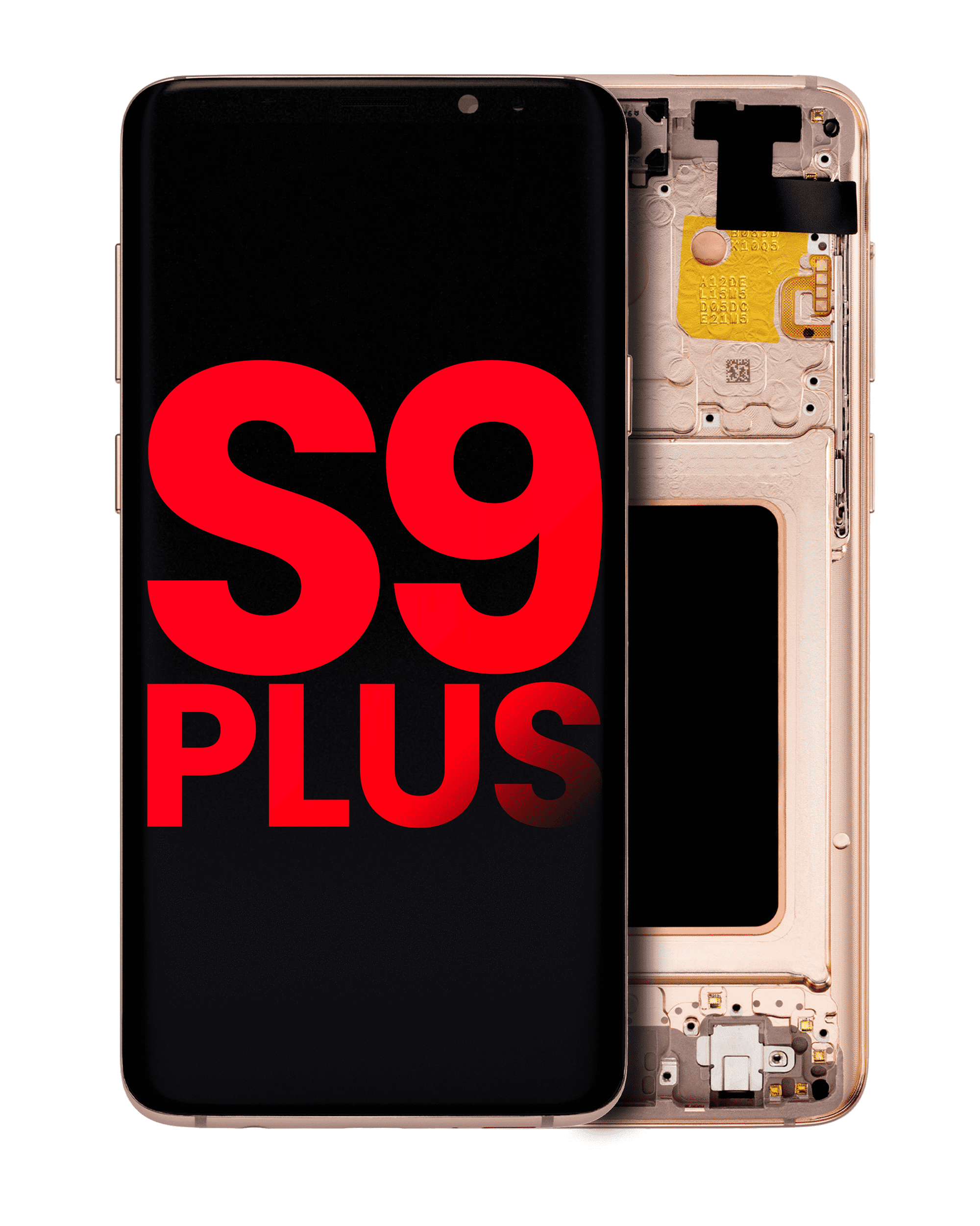 Samsung Galaxy S9 Plus OLED-Display mit Rahmen Gold (Aftermarket Plus)