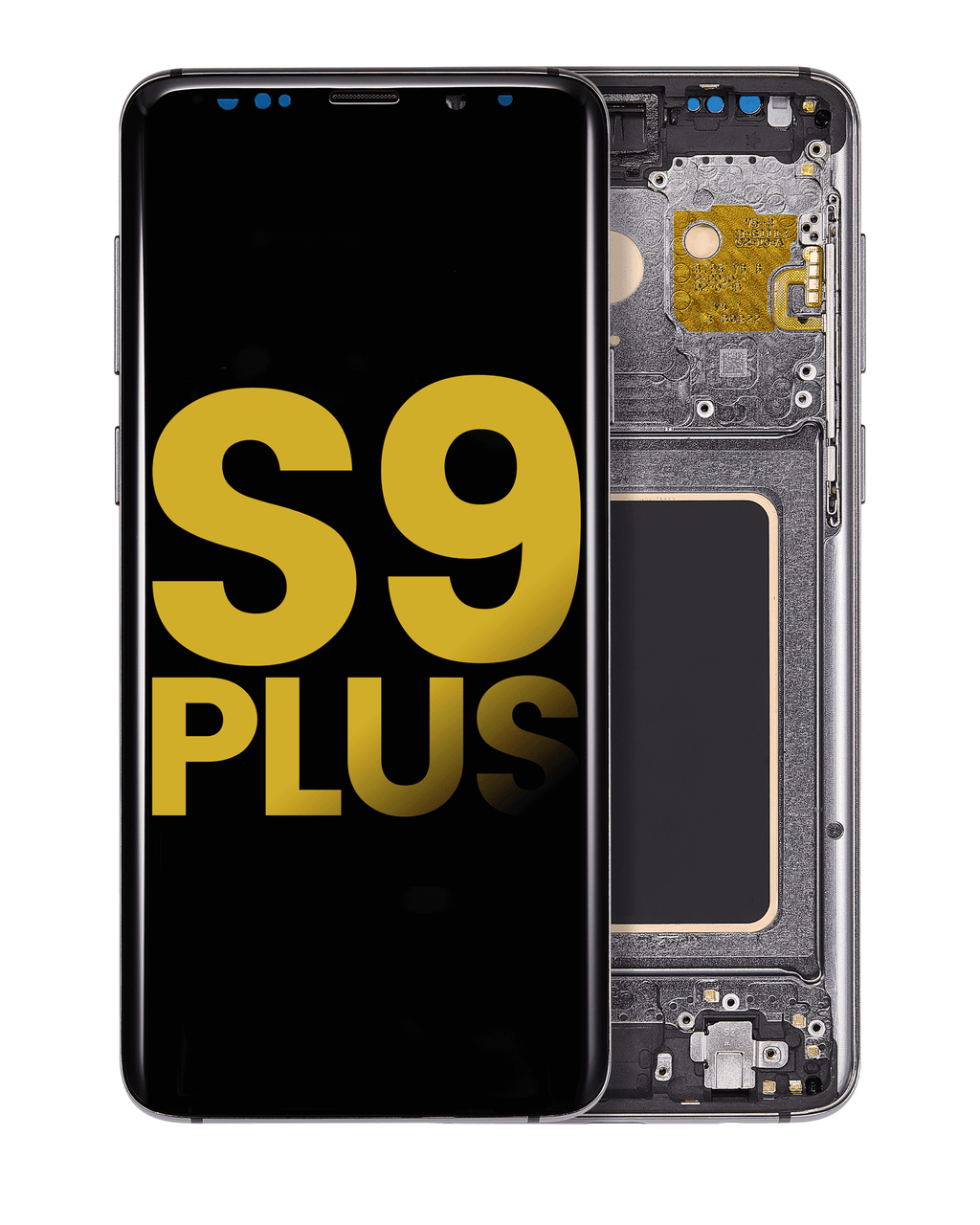 OLED Display with Frame for Samsung Galaxy S9 Plus (Refurbished) (Titanium Grey)