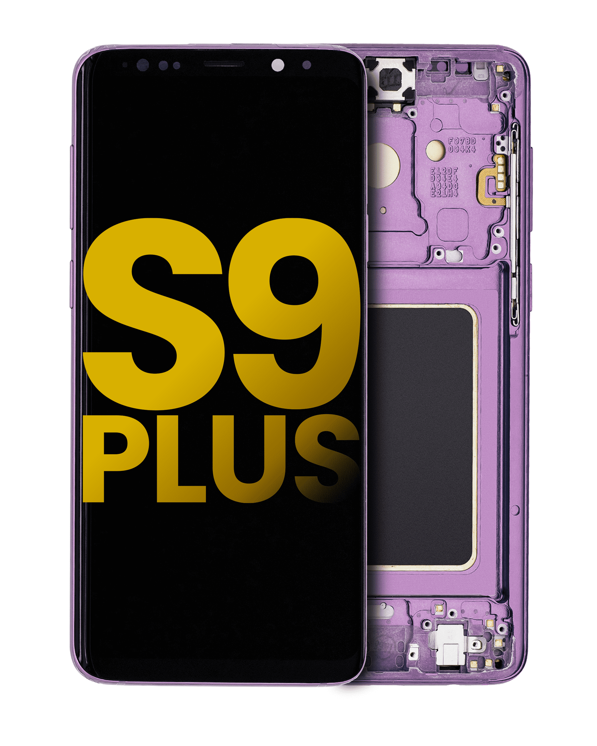 OLED Display with Frame for Samsung Galaxy S9 Plus (Refurbished) (Lilac Purple)