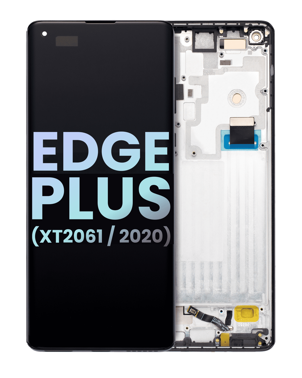 OLED-Display mit Rahmen Motorola Edge Plus 2020 OEM Baltic Gray