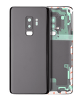 Back cover with camera lens for Samsung Galaxy S9 Plus (no logo) (Aftermarket Plus) (Midnight Black)