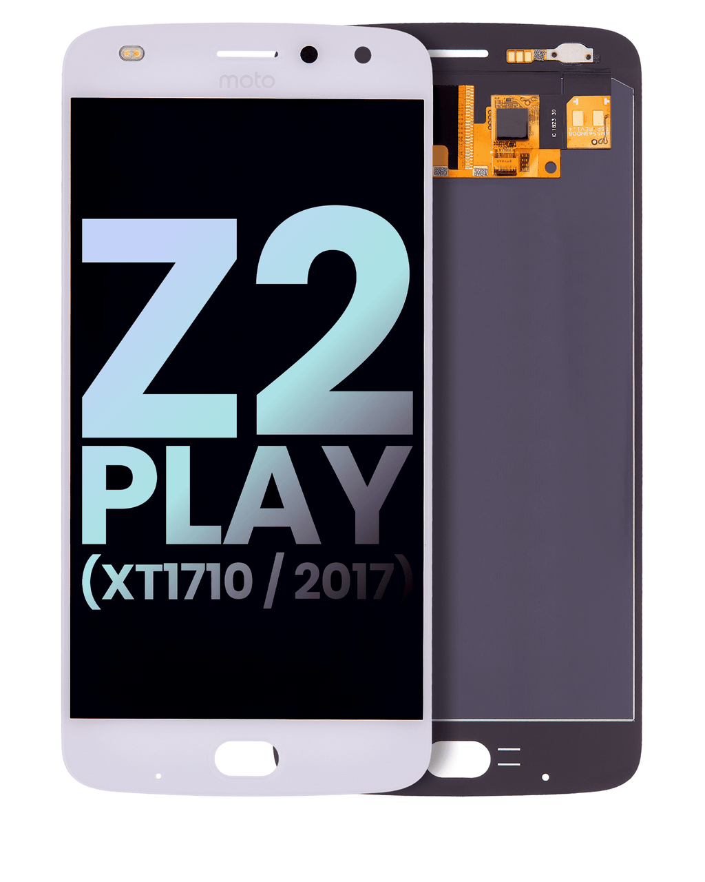 LCD Display without Frame for Motorola Moto Z2 Play (XT1710 / 2017) (Original OEM) (White)