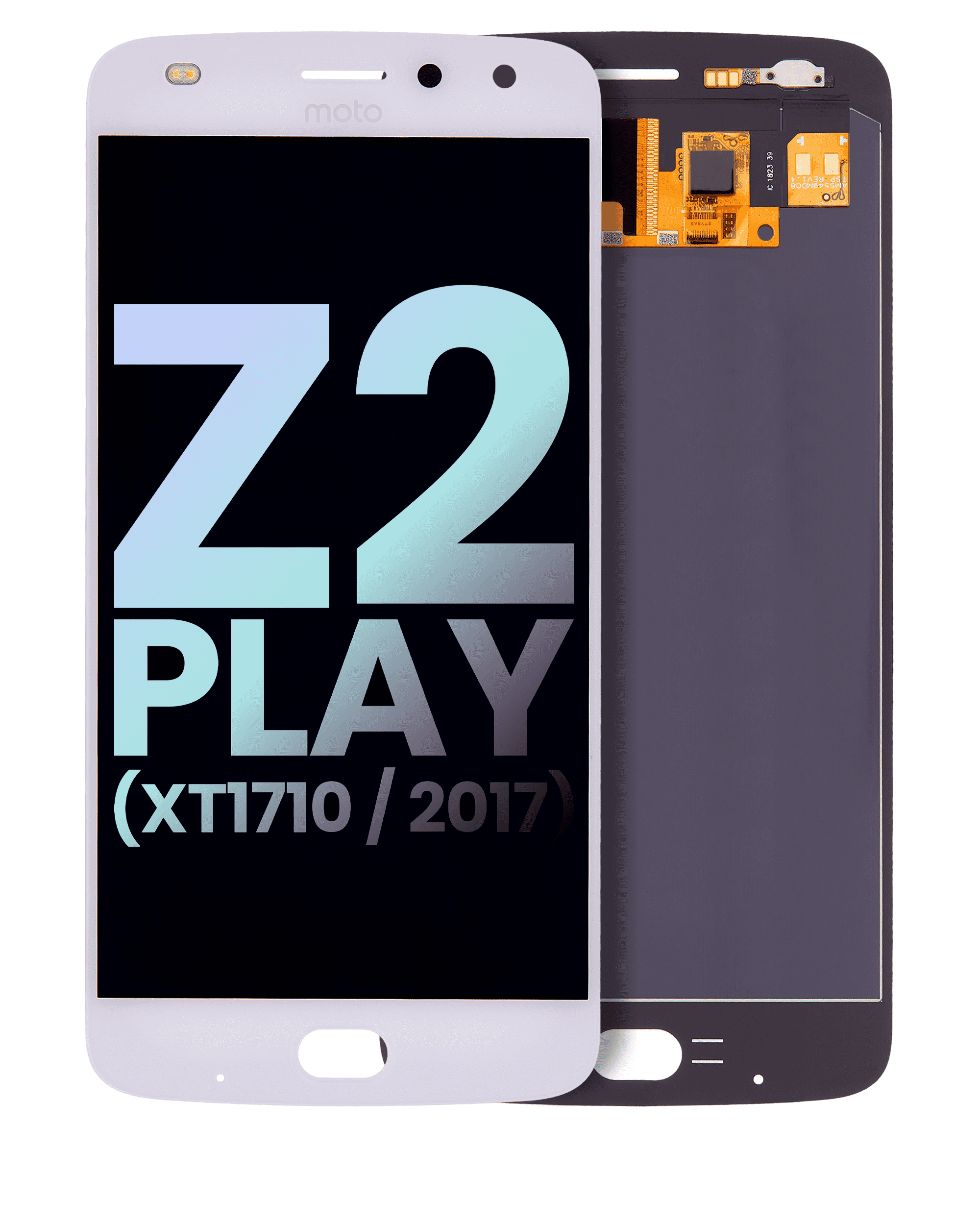 LCD Display without Frame for Motorola Moto Z2 Play (XT1710 / 2017) (Original OEM) (White)