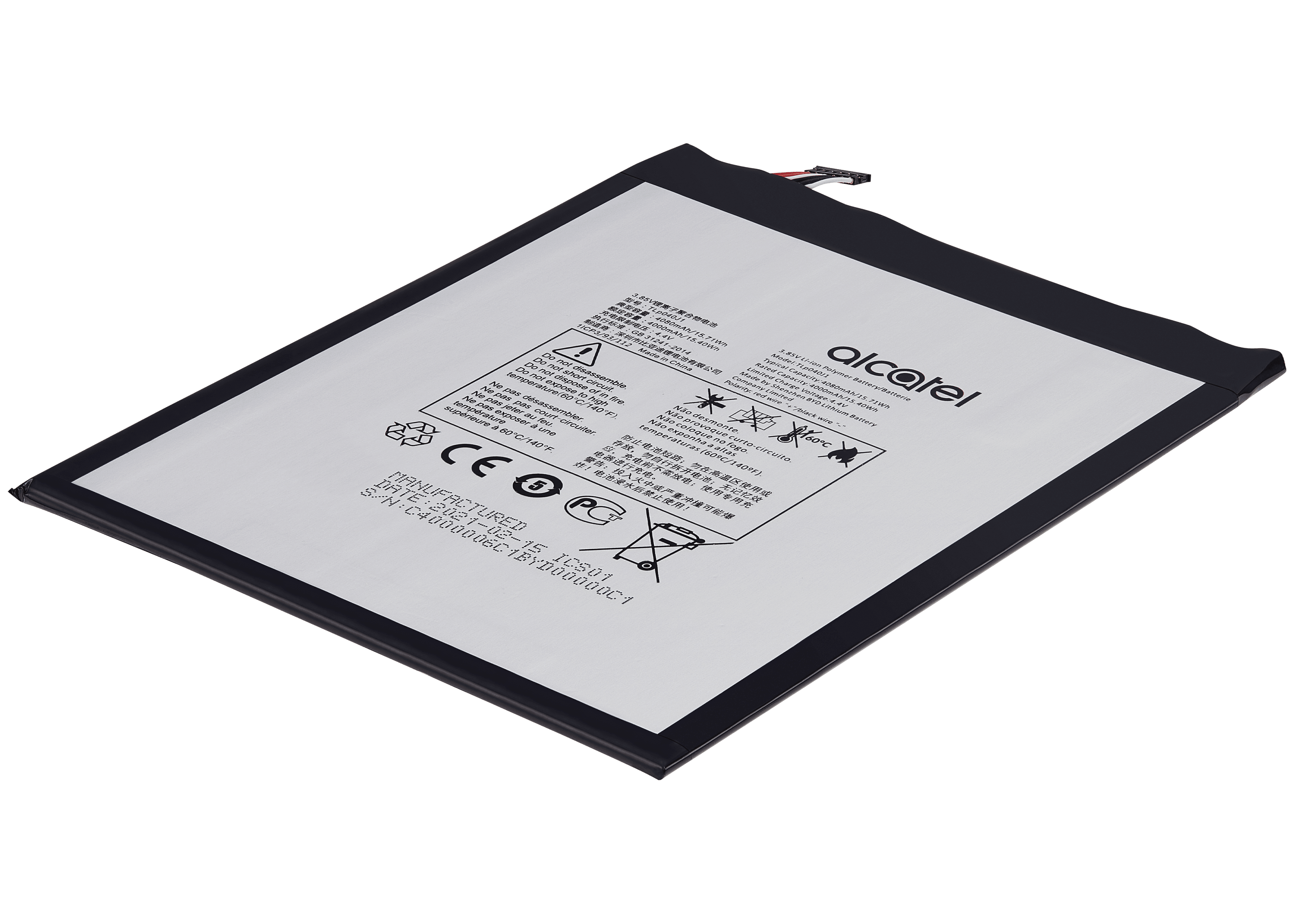 Ersatzakku für Alcatel A30 Tablet 9024W (TLp040J1)