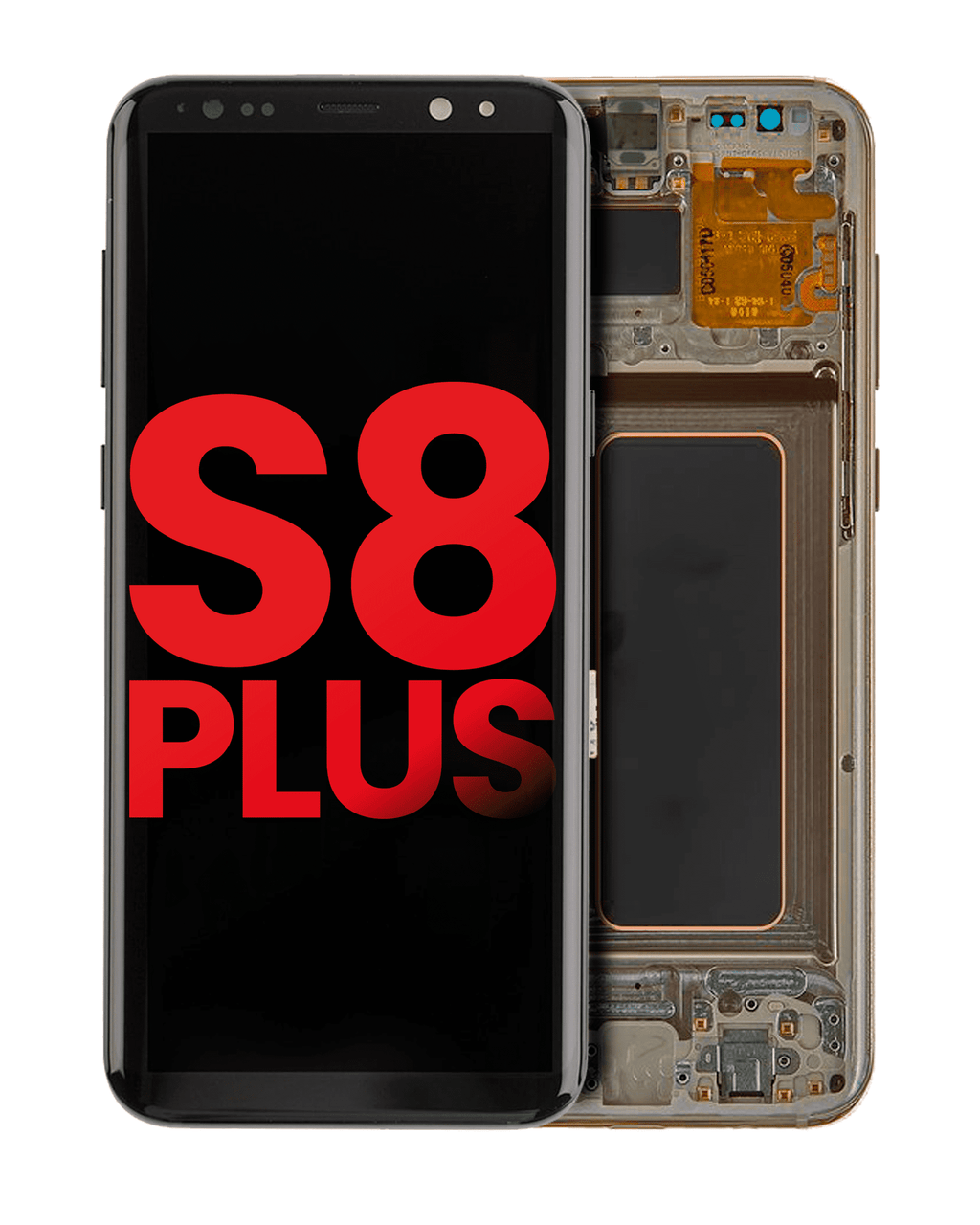 Samsung Galaxy S8 Plus OLED-Display mit Rahmen Maple Gold (Aftermarket Plus)