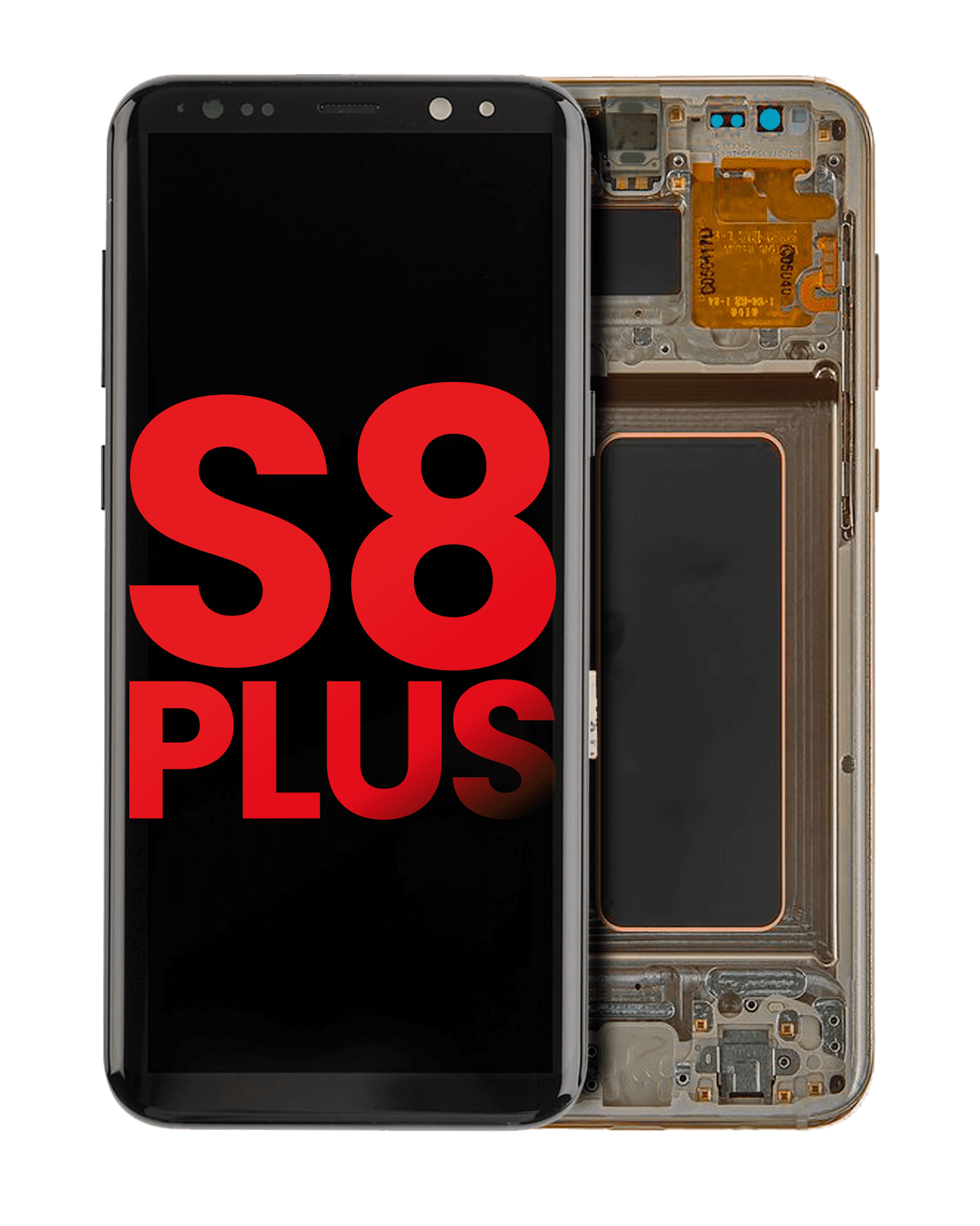 Samsung Galaxy S8 Plus OLED-Display mit Rahmen Maple Gold (Aftermarket Plus)