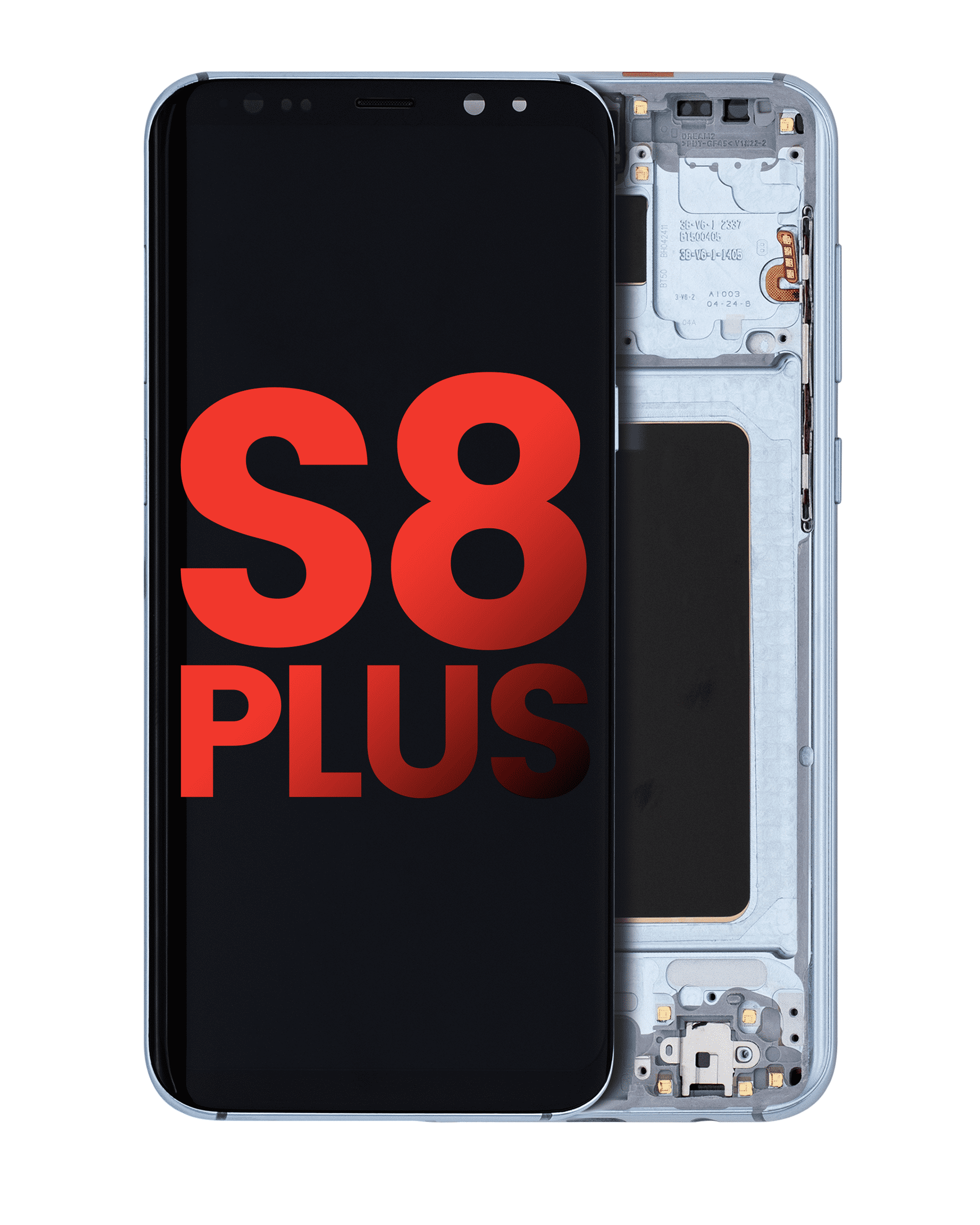 OLED Display with Frame for Samsung Galaxy S8 Plus (Aftermarket Plus) (Coral Blue)