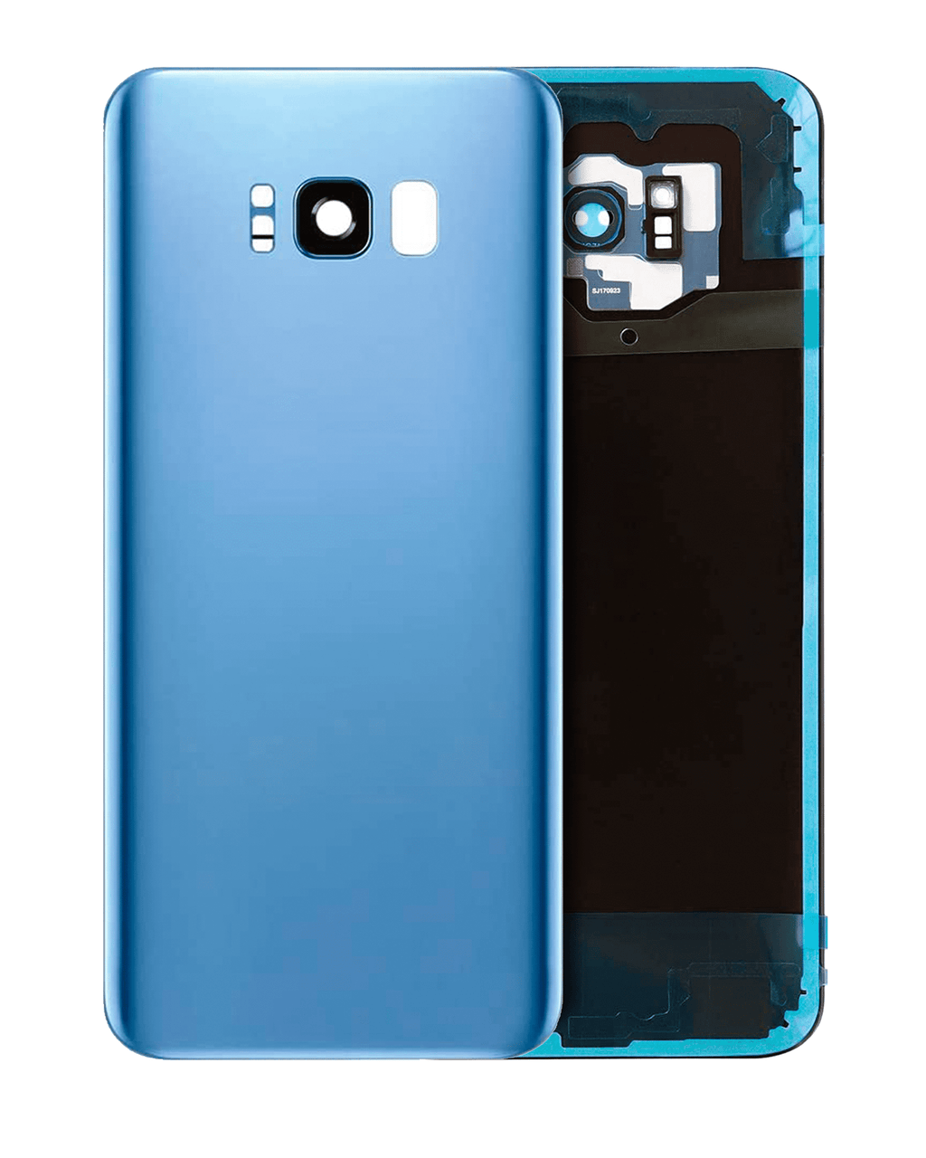Back Cover with Camera Lens for Samsung Galaxy S8 Plus (without Logo) (Aftermarket Plus) (Coral Blue)