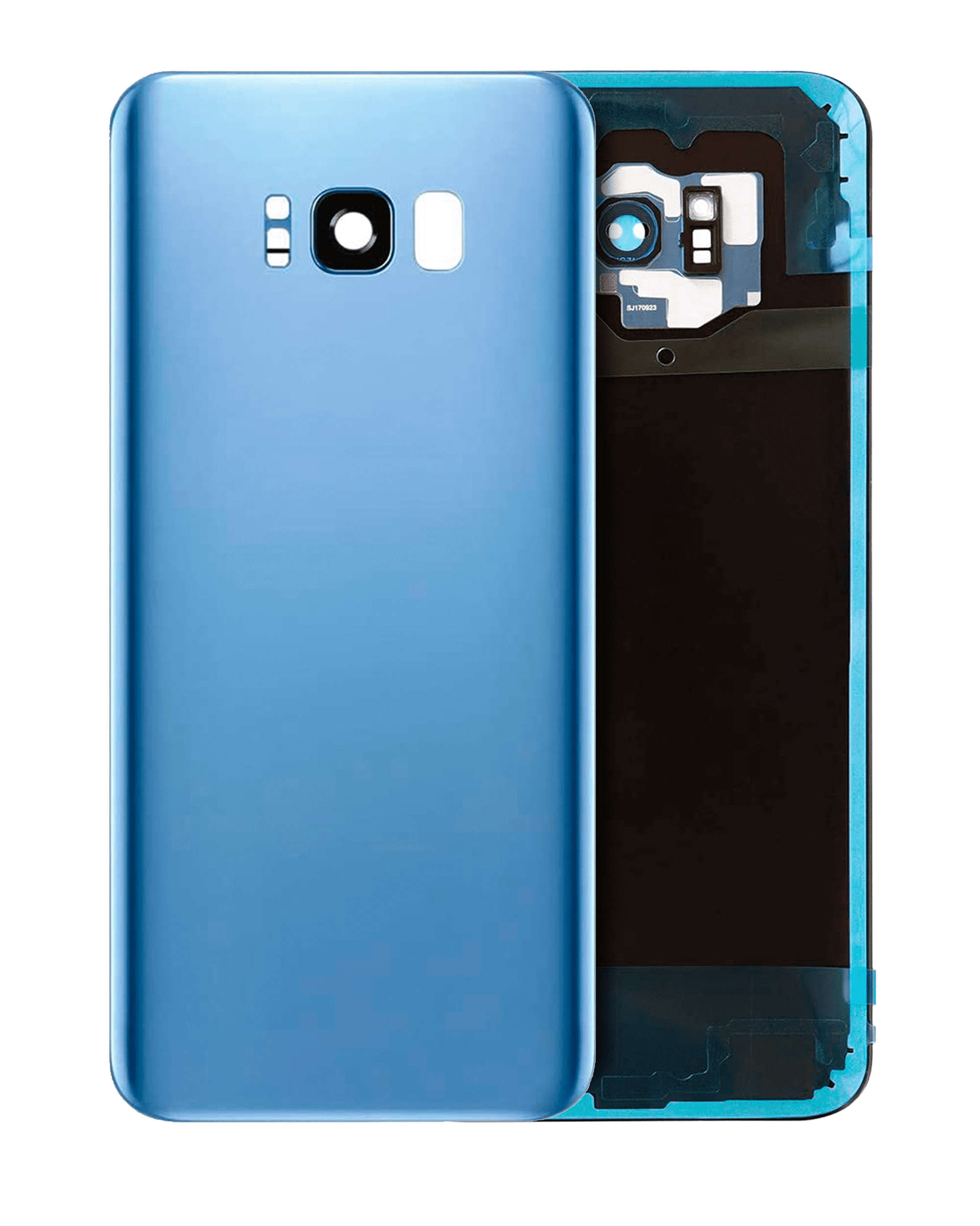 Back Cover with Camera Lens for Samsung Galaxy S8 Plus (without Logo) (Aftermarket Plus) (Coral Blue)