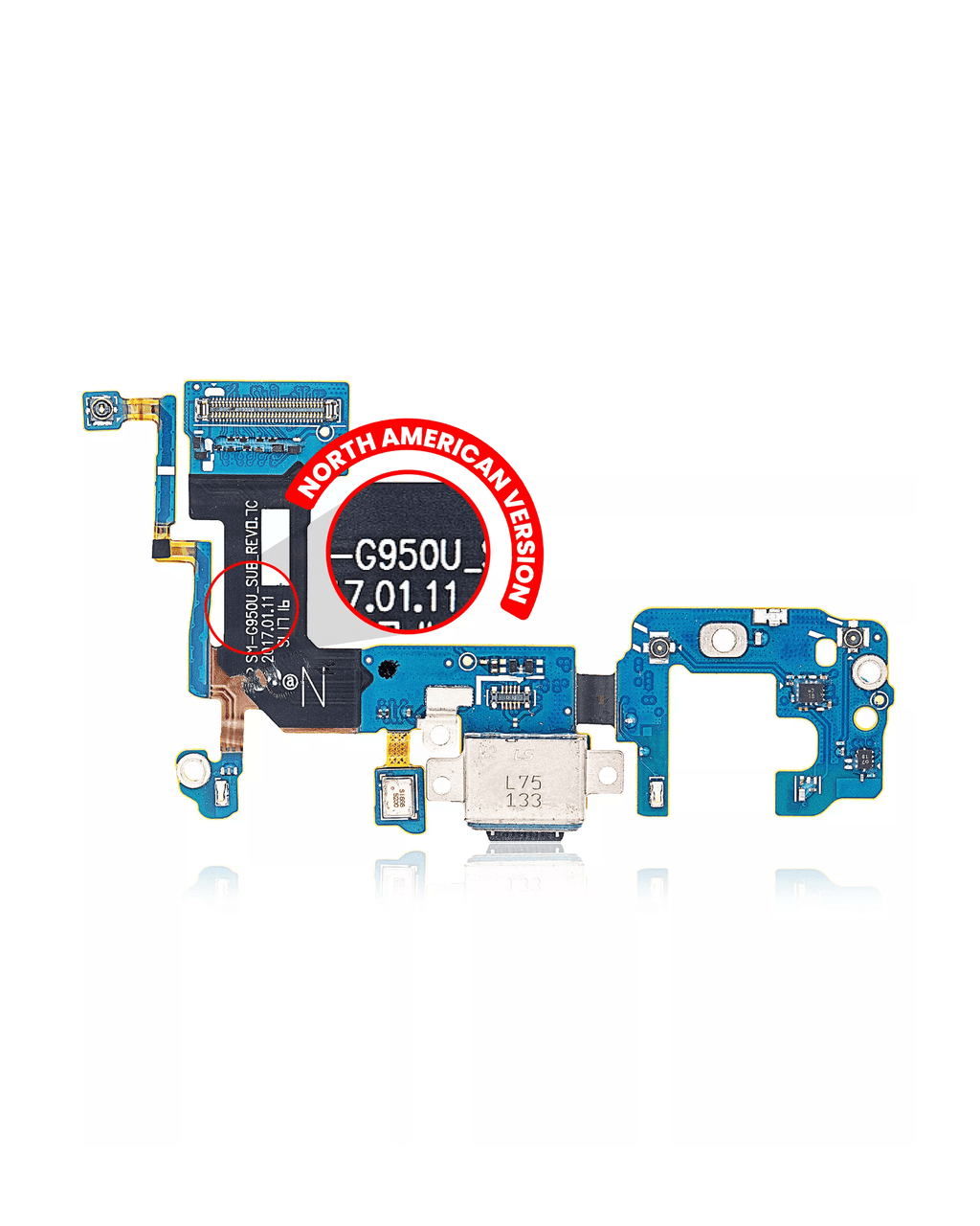 Ladebuchse mit Flexkabel für Samsung Galaxy S8 (Service Pack)