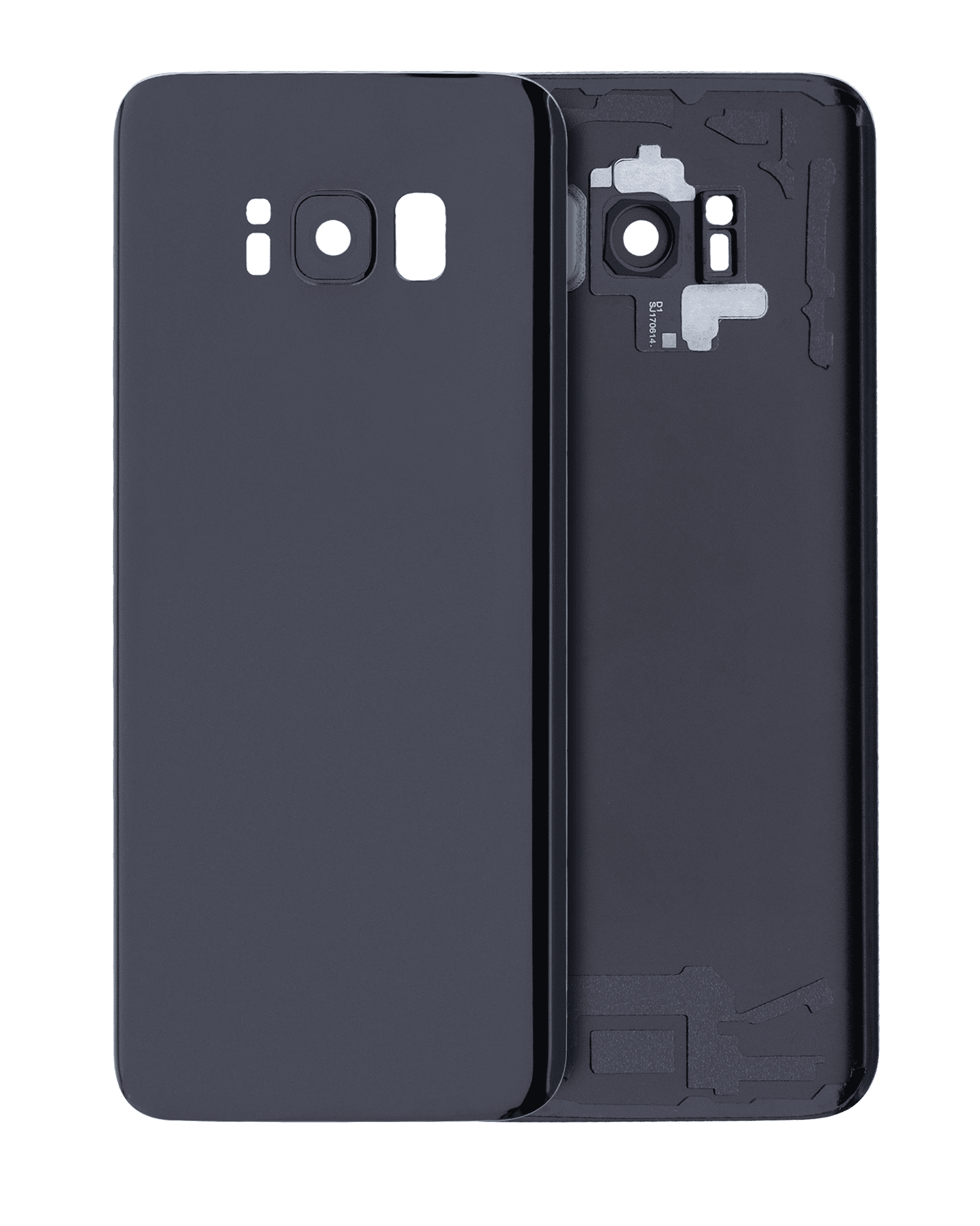 Samsung S8 Backcover Kameralinse Midnight Schwarz Aftermarket Plus ohne Logo