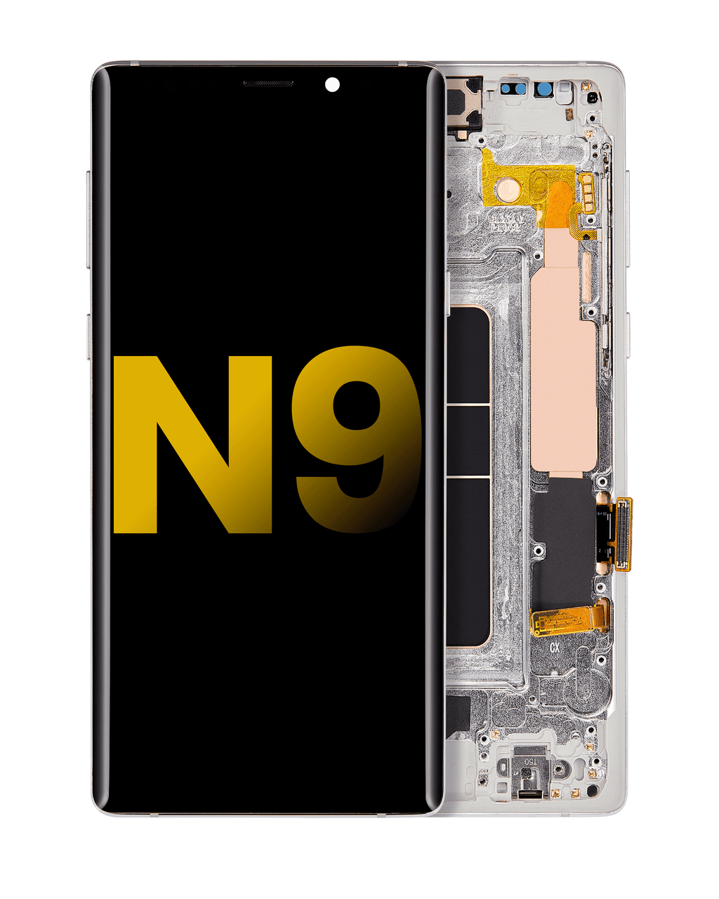 OLED Display with Frame for Samsung Galaxy Note 9 (Refurbished) (Alpine White)