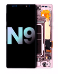 OLED-Display mit Rahmen für Samsung Galaxy Note 9 (Service Pack) (Lavender Lila)