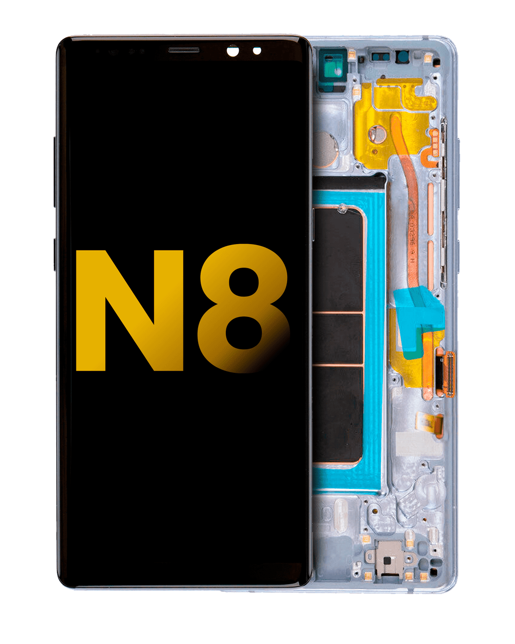 OLED Display with Frame for Samsung Galaxy Note 8 (Refurbished) (Orchid Gray)